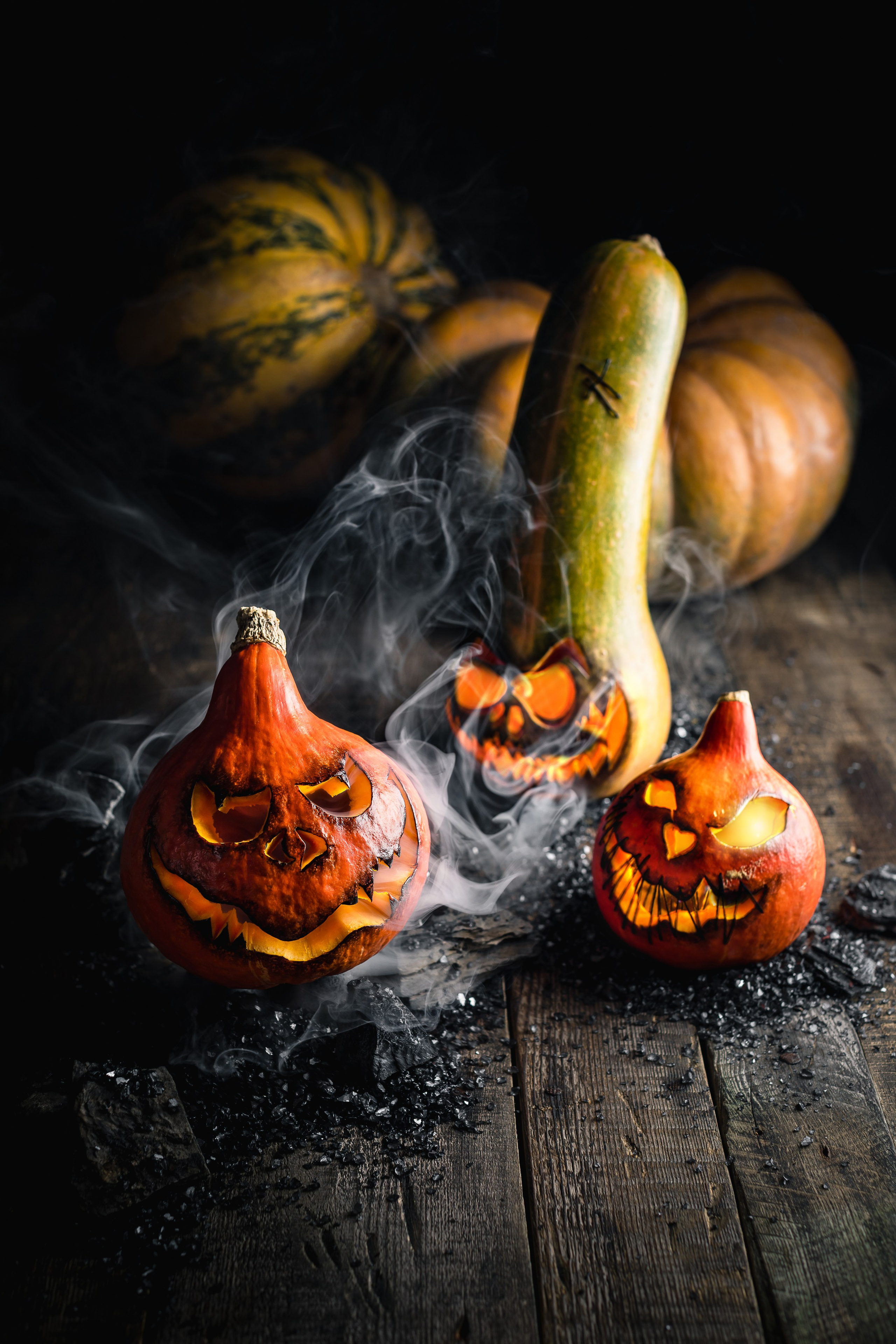 Pumpkins stillife & Halloween