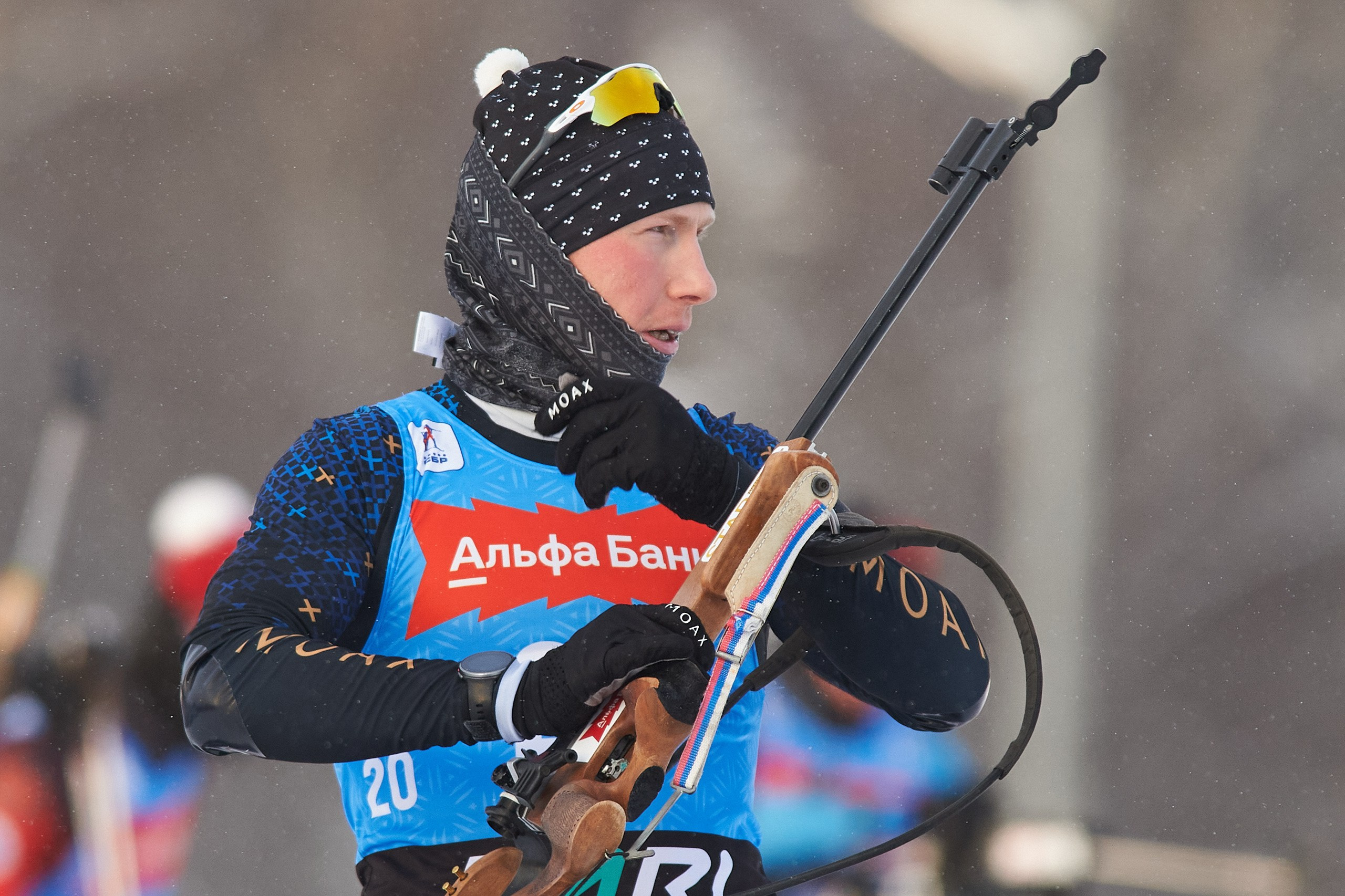 Биатлон. Чемпионат России — 2024/2025, 3-й этап, Ижевск. Спринт. Мужчины. Спортивный репортажный фотограф в Ижевске Сергей Мерзляков