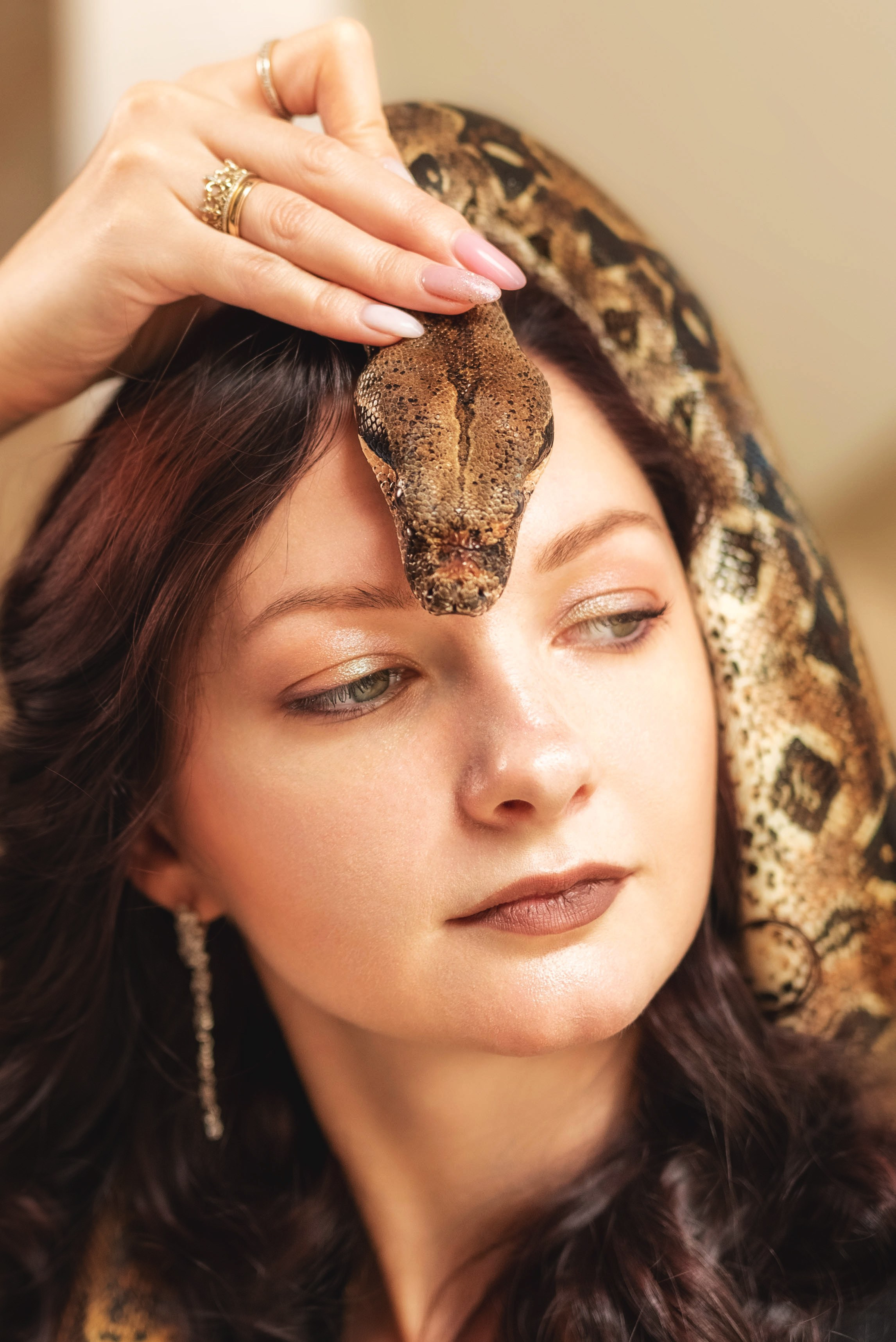 Фотосессия со змеёй. Семейный, детский фотограф в Воронеже Анна Никитина