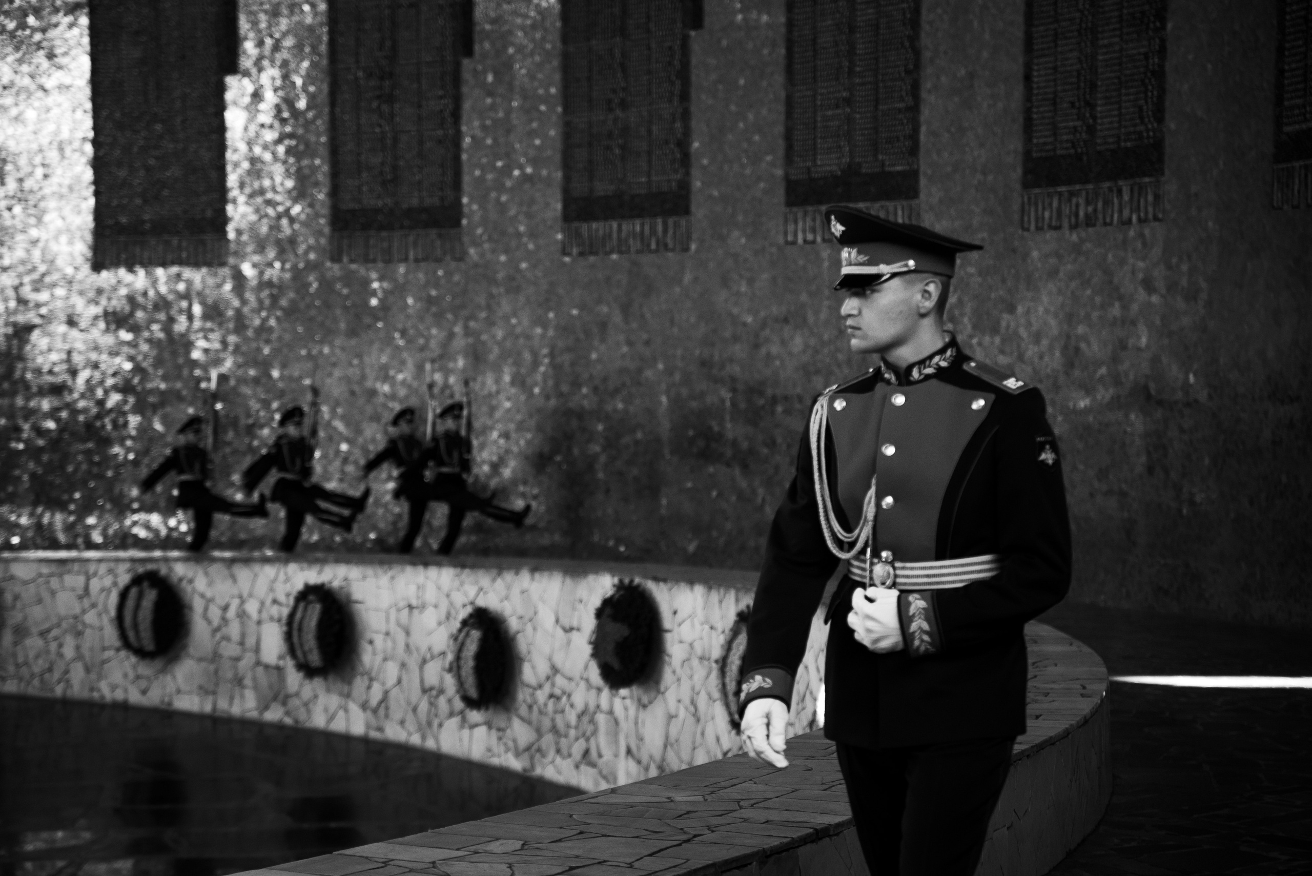 Смена караула на Мамаевом кургане. Свадебный, портретный фотограф в Волгограде Ермашова Дарья