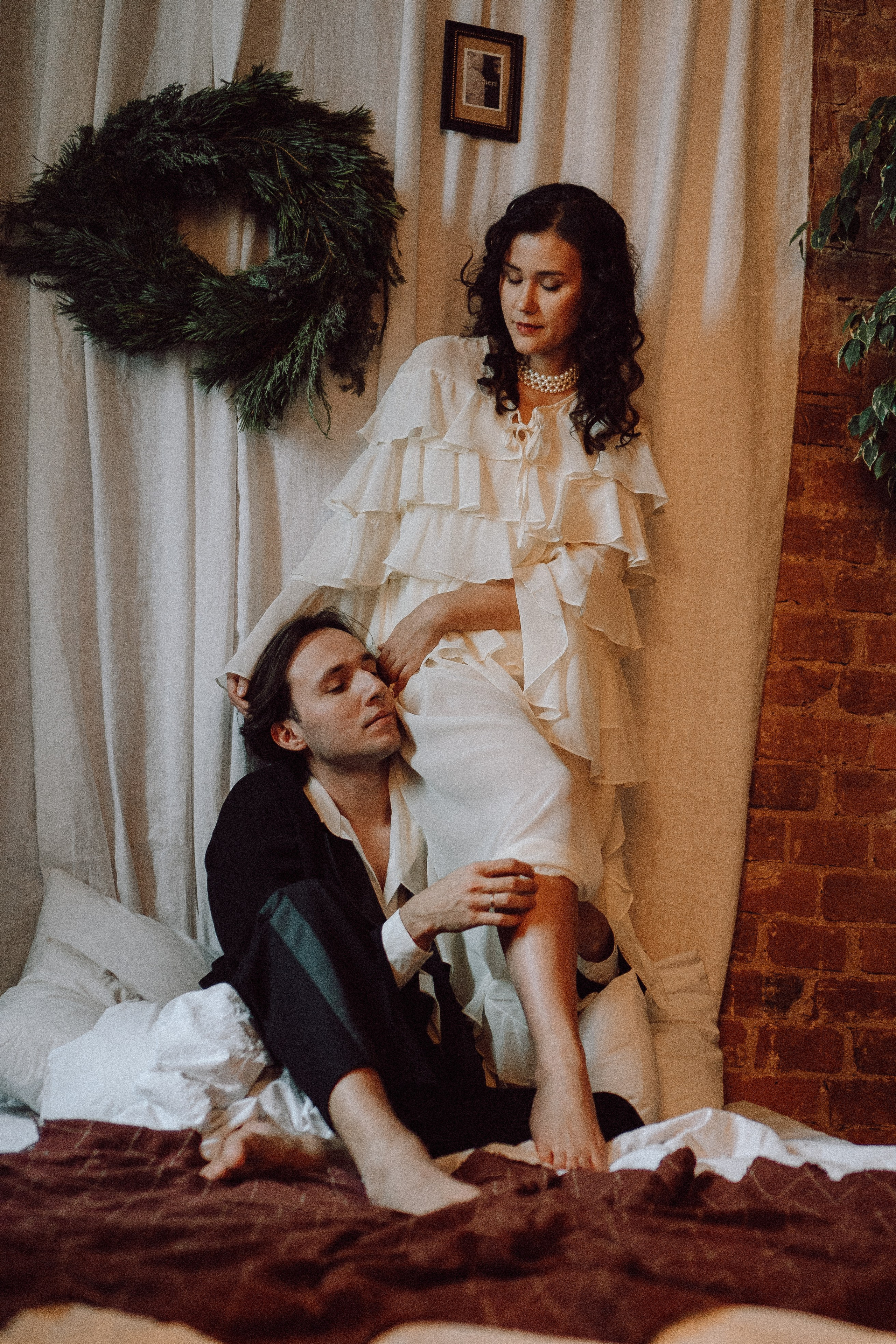 УТРО ЖЕНИХА И НЕВЕСТЫ В ФОТОСТУДИИ И ОСНОВНАЯ ФОТОСЕСИСИЯ ЗИМОЙ. Профессиональный фотограф, Санкт-Петербург — Виктория Богомолова