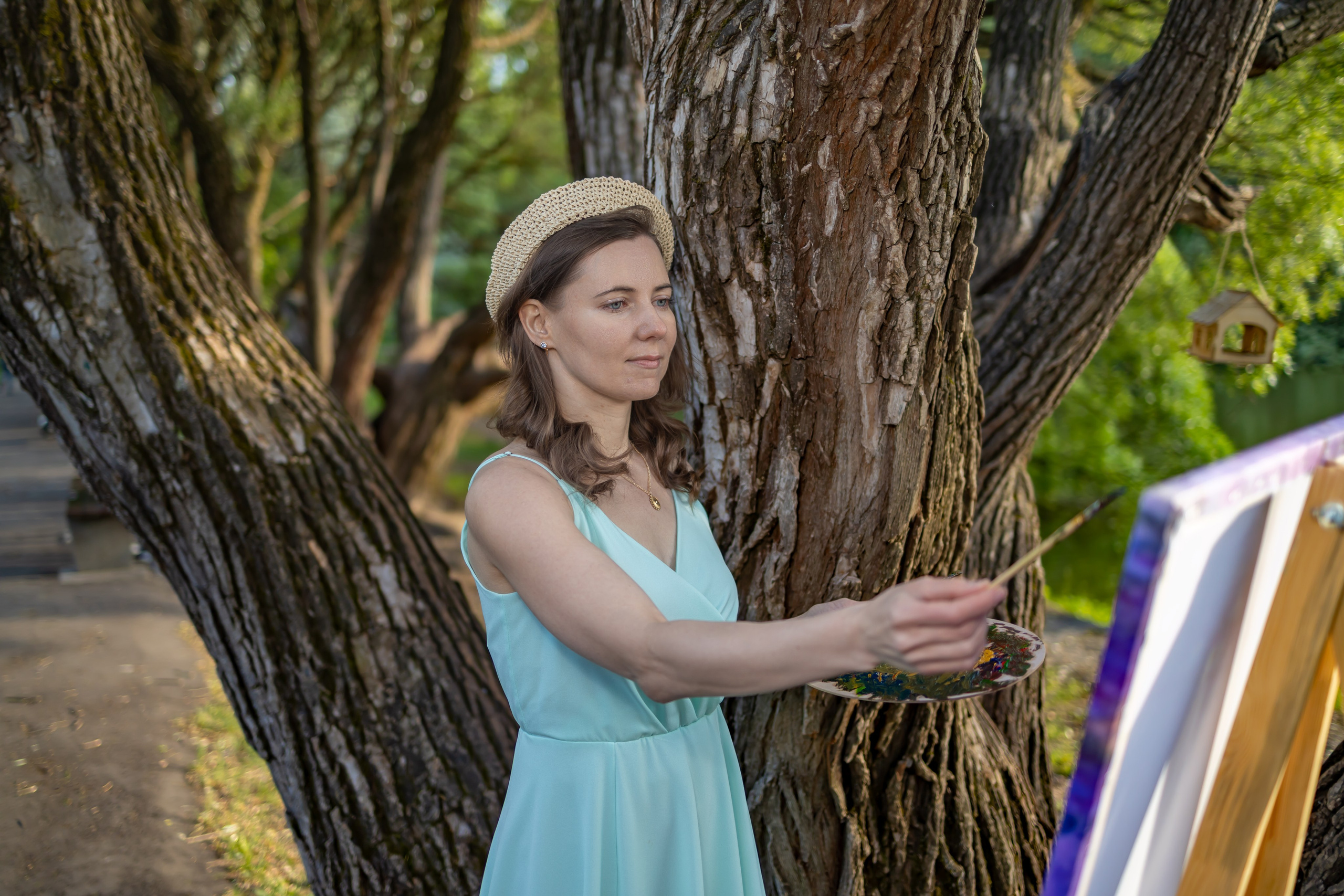 Фотосессия в стиле «Художница». Репортажный, семейный и студийный фотограф в Москве Демин Алексей