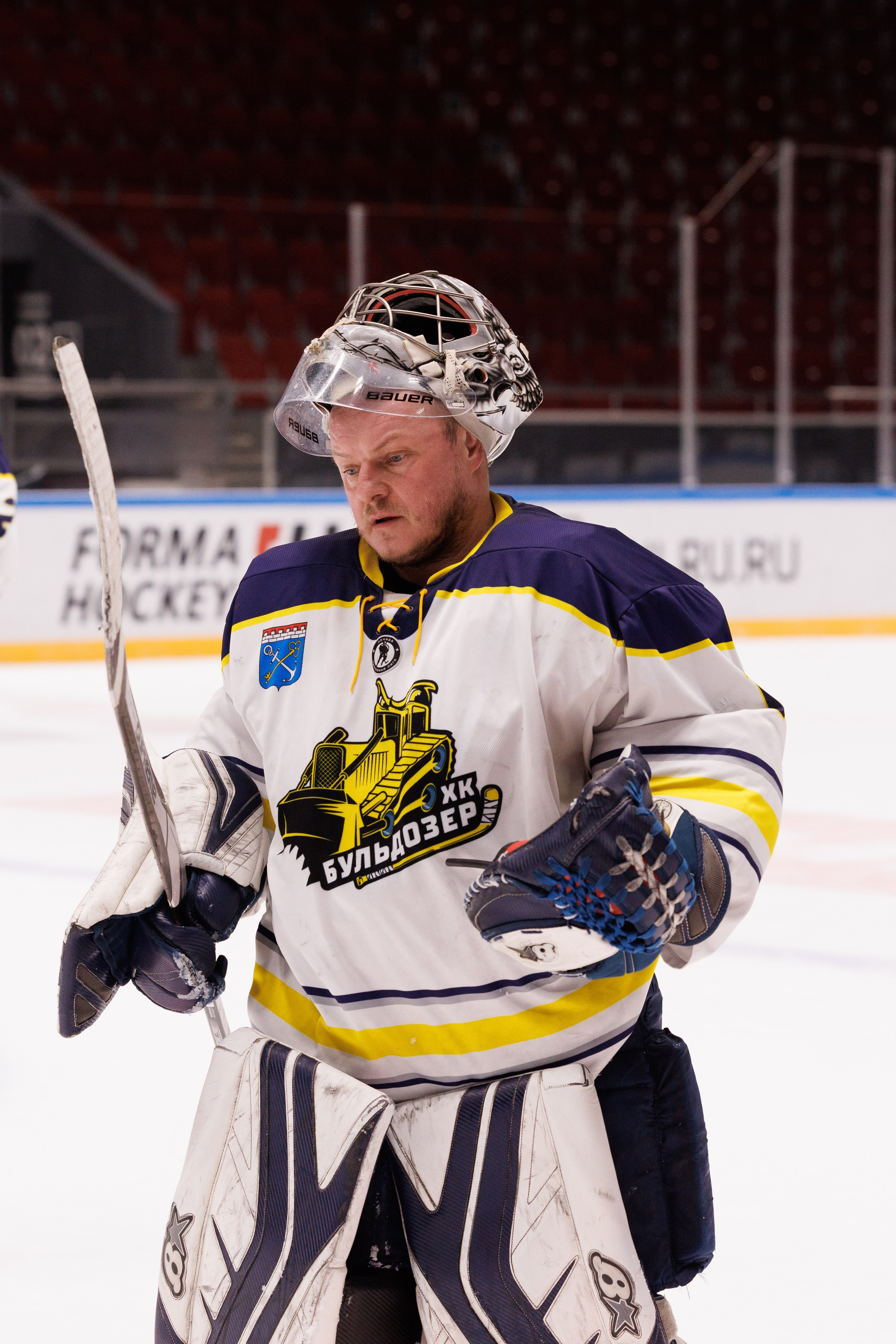 НХЛ (40+) Ижорец — Бульдозер 4-6. Фотограф Александр Заломаев