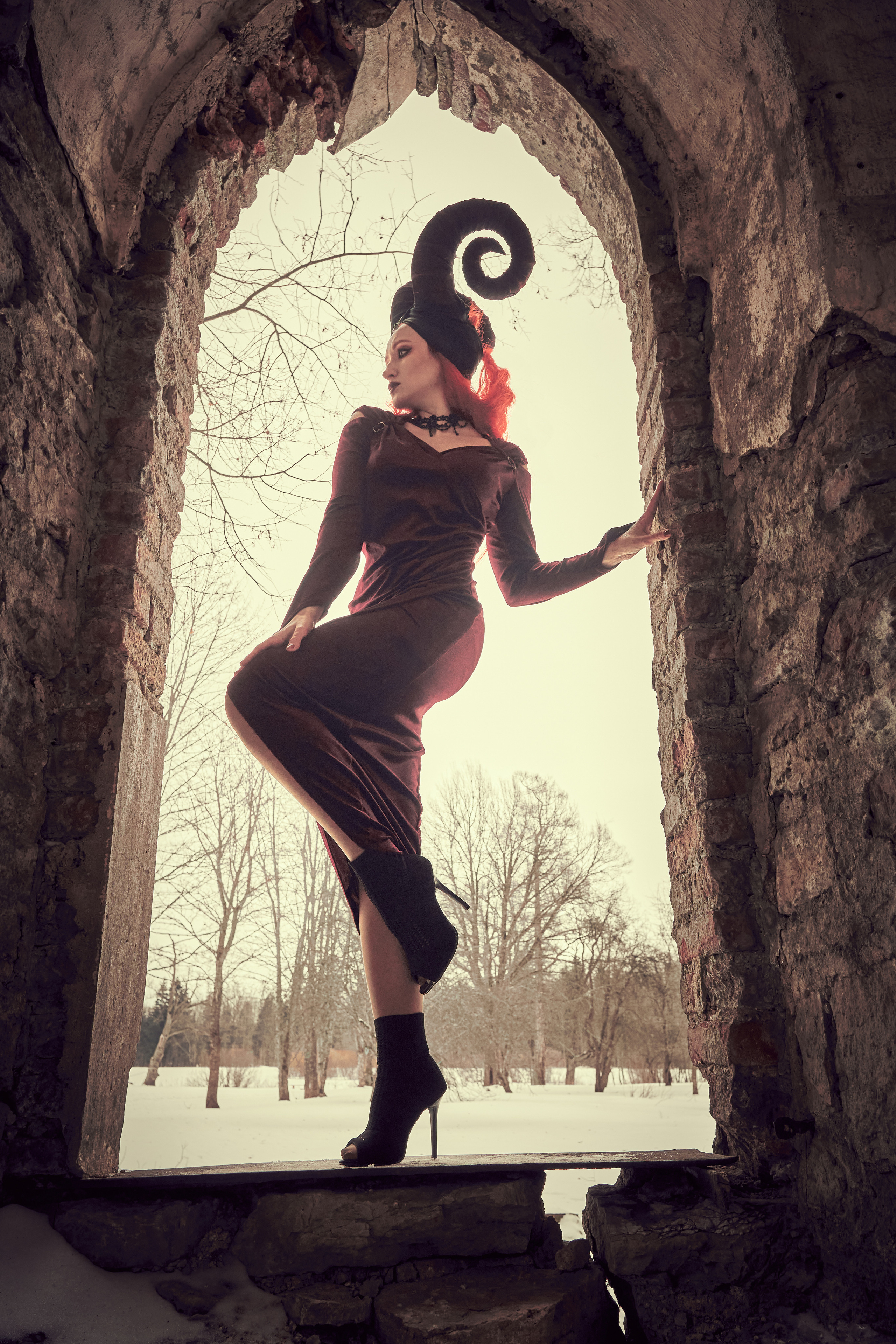 Готическая съемка. Фотограф людей и животных в Санкт-Петербурге Марина Бурмистрова