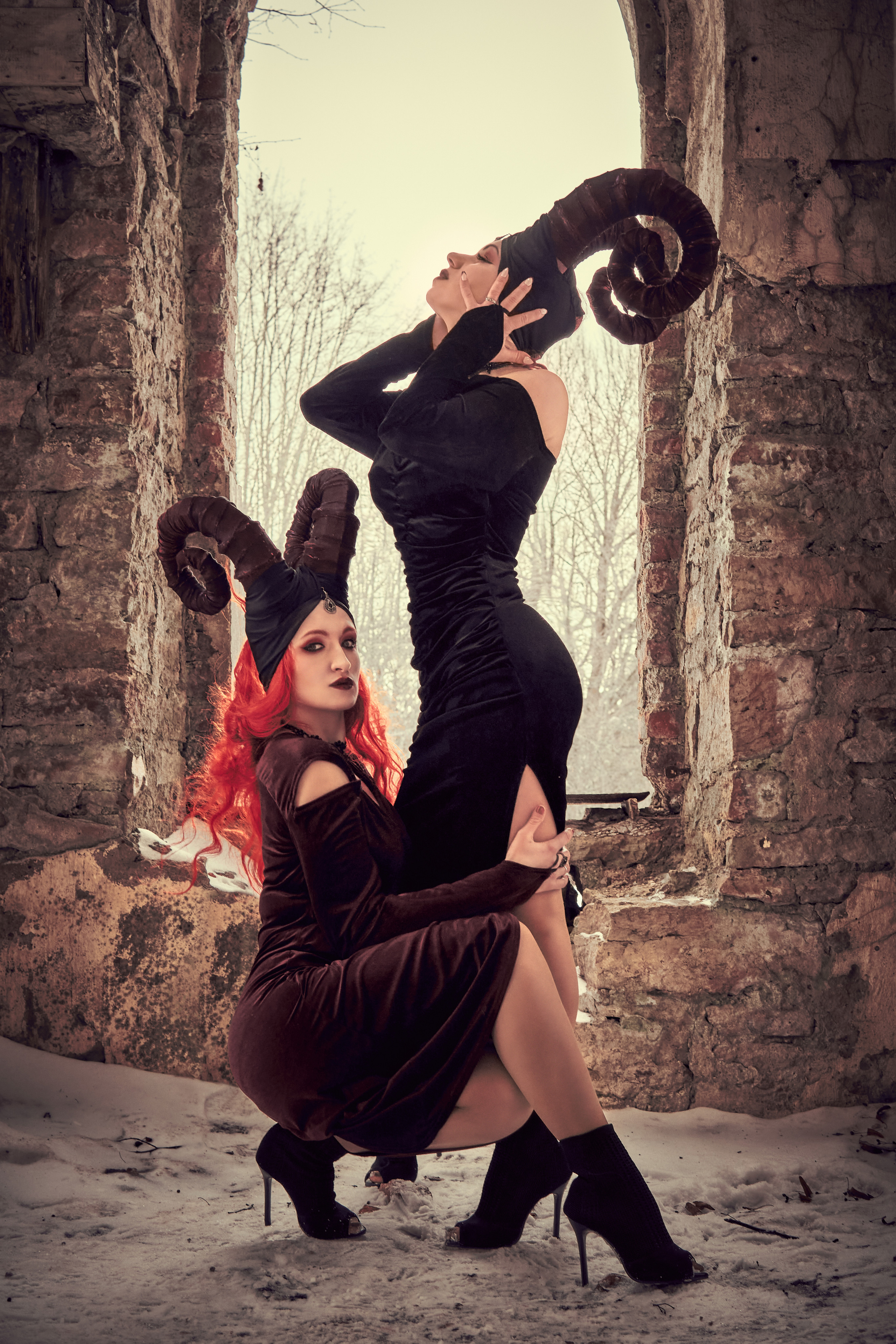 Готическая съемка. Фотограф людей и животных в Санкт-Петербурге Марина Бурмистрова