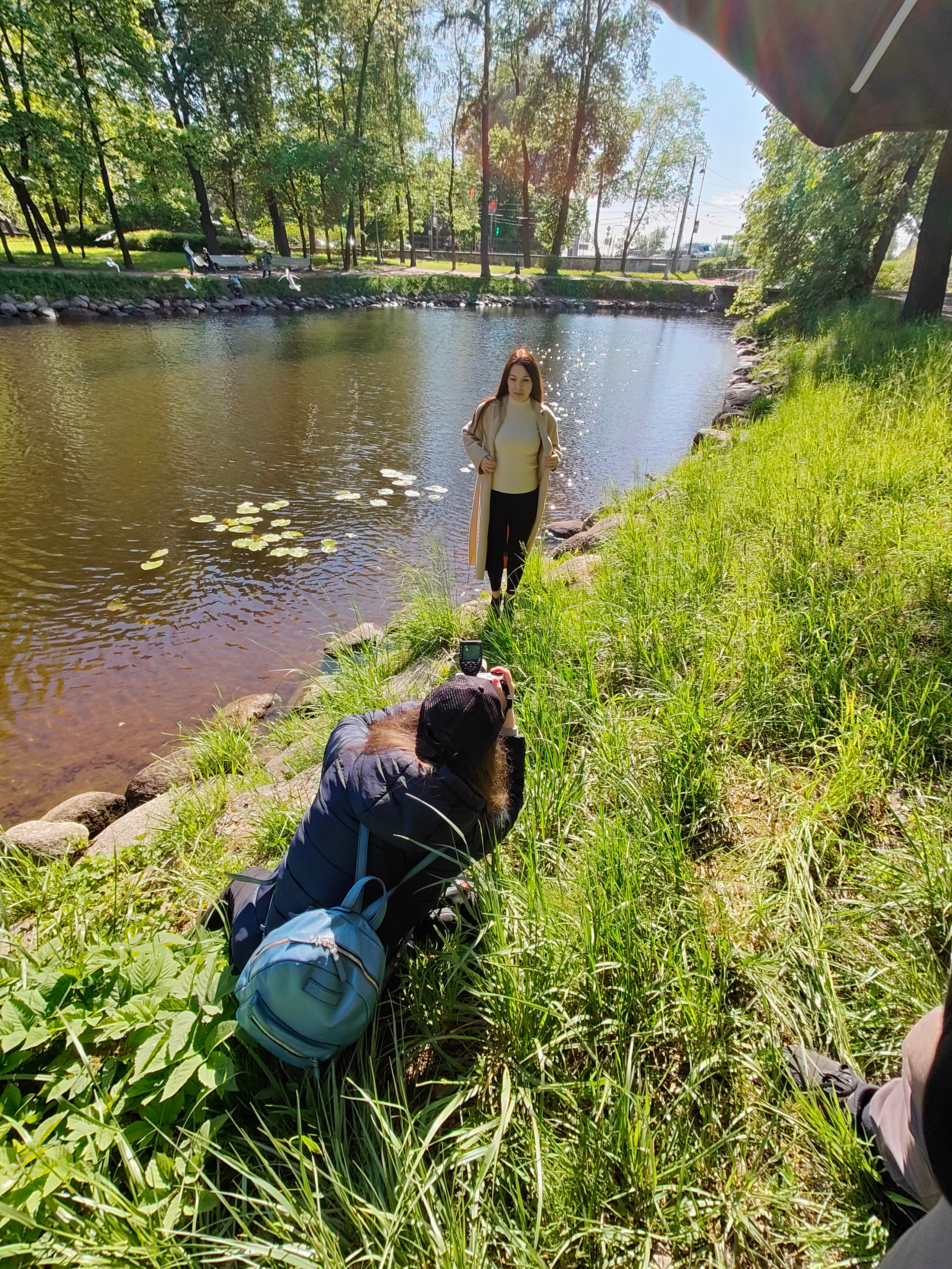 Фотосессия актрисы в солнечный день. Фотограф людей и животных в Санкт-Петербурге Марина Бурмистрова