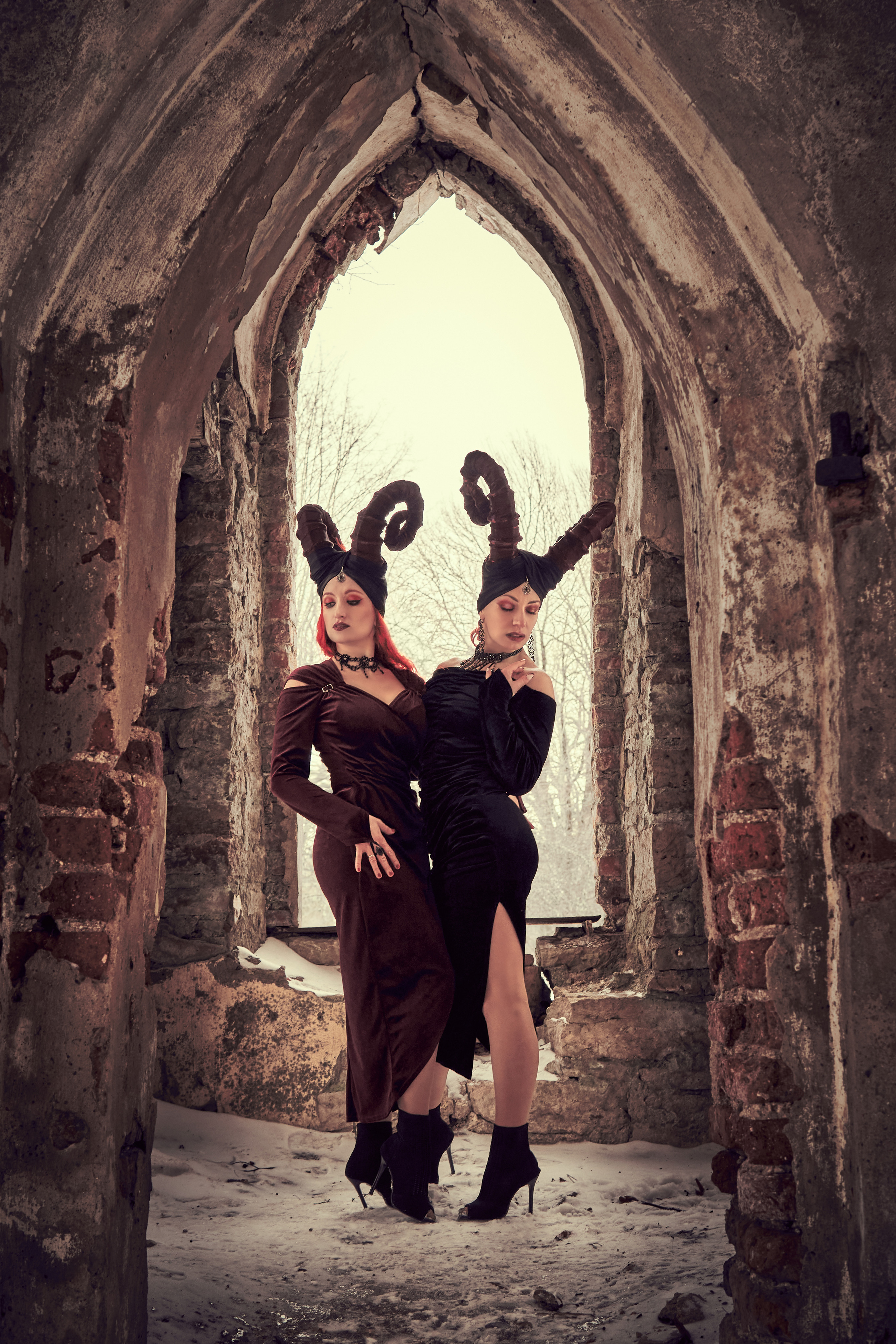 Готическая съемка. Фотограф людей и животных в Санкт-Петербурге Марина Бурмистрова