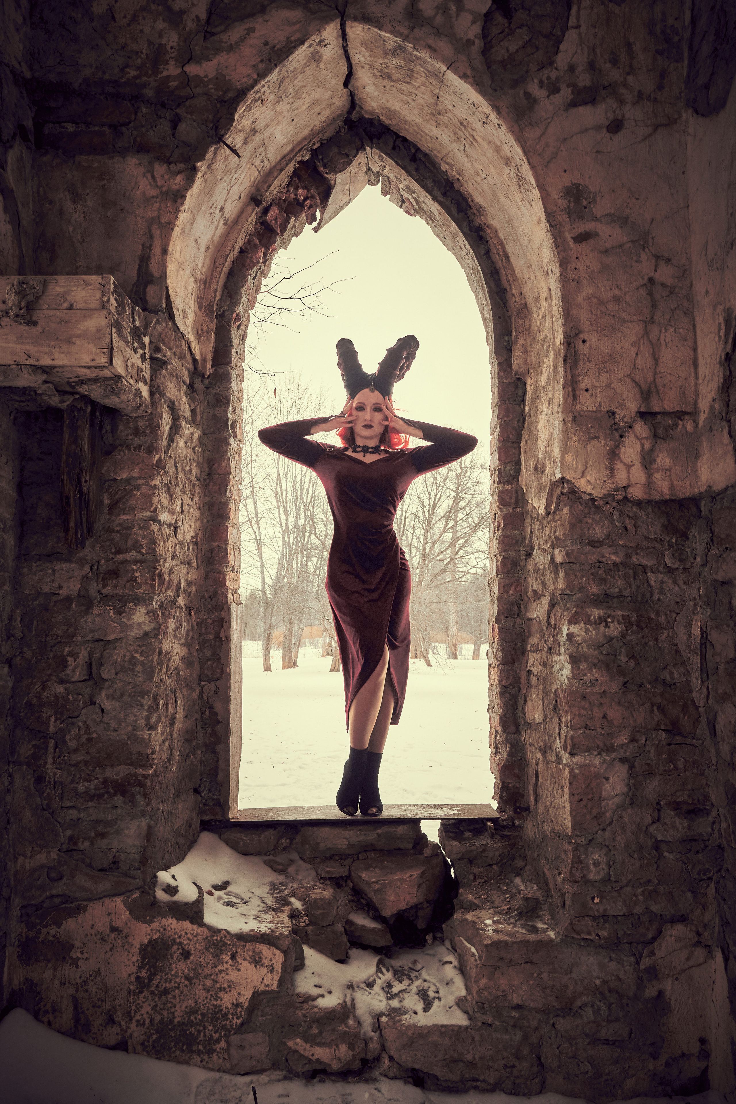 Готическая съемка. Фотограф людей и животных в Санкт-Петербурге Марина Бурмистрова