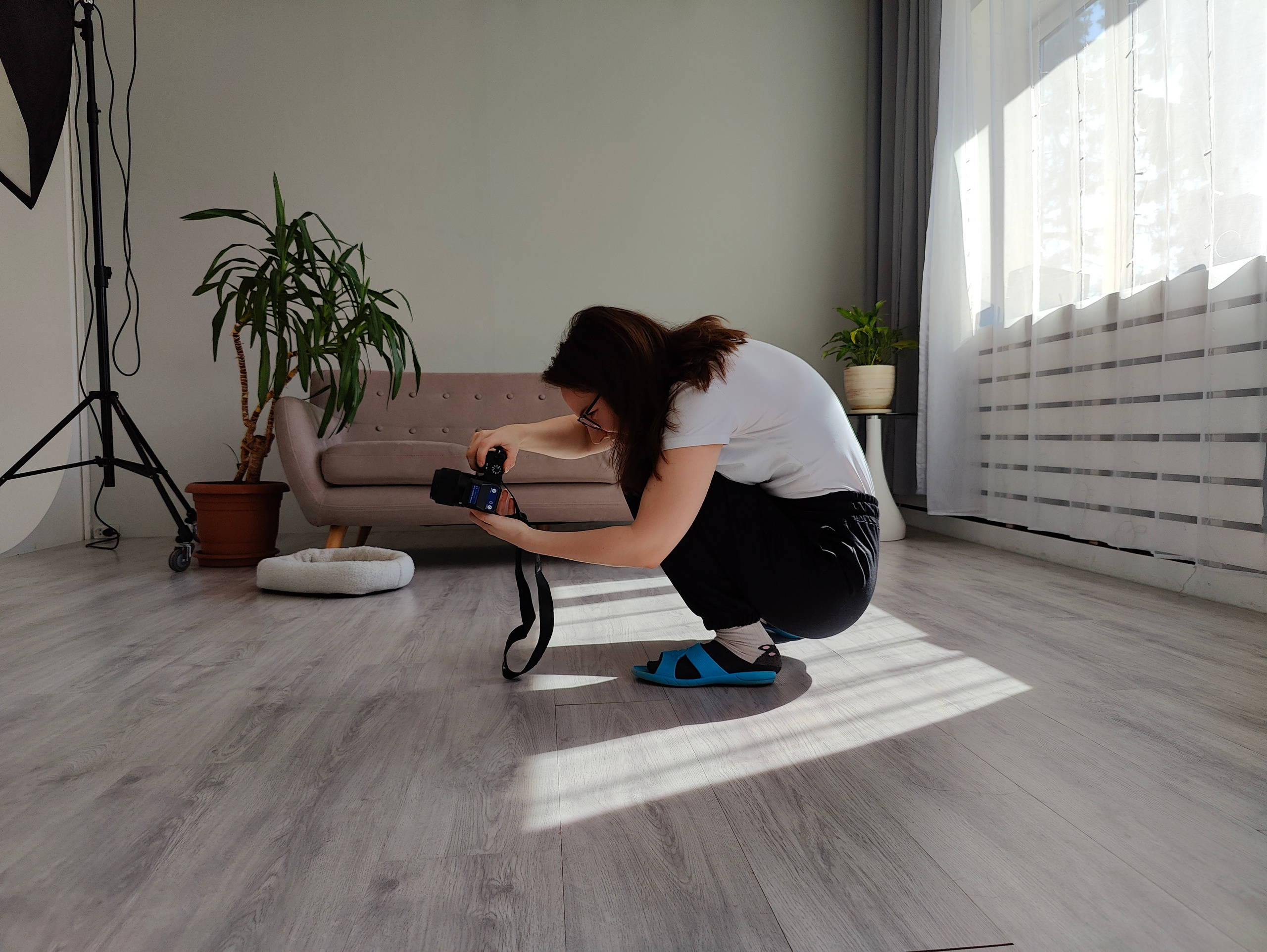 За кадром студийной съемки с питомцами. Фотограф людей и животных в Санкт-Петербурге Марина Бурмистрова