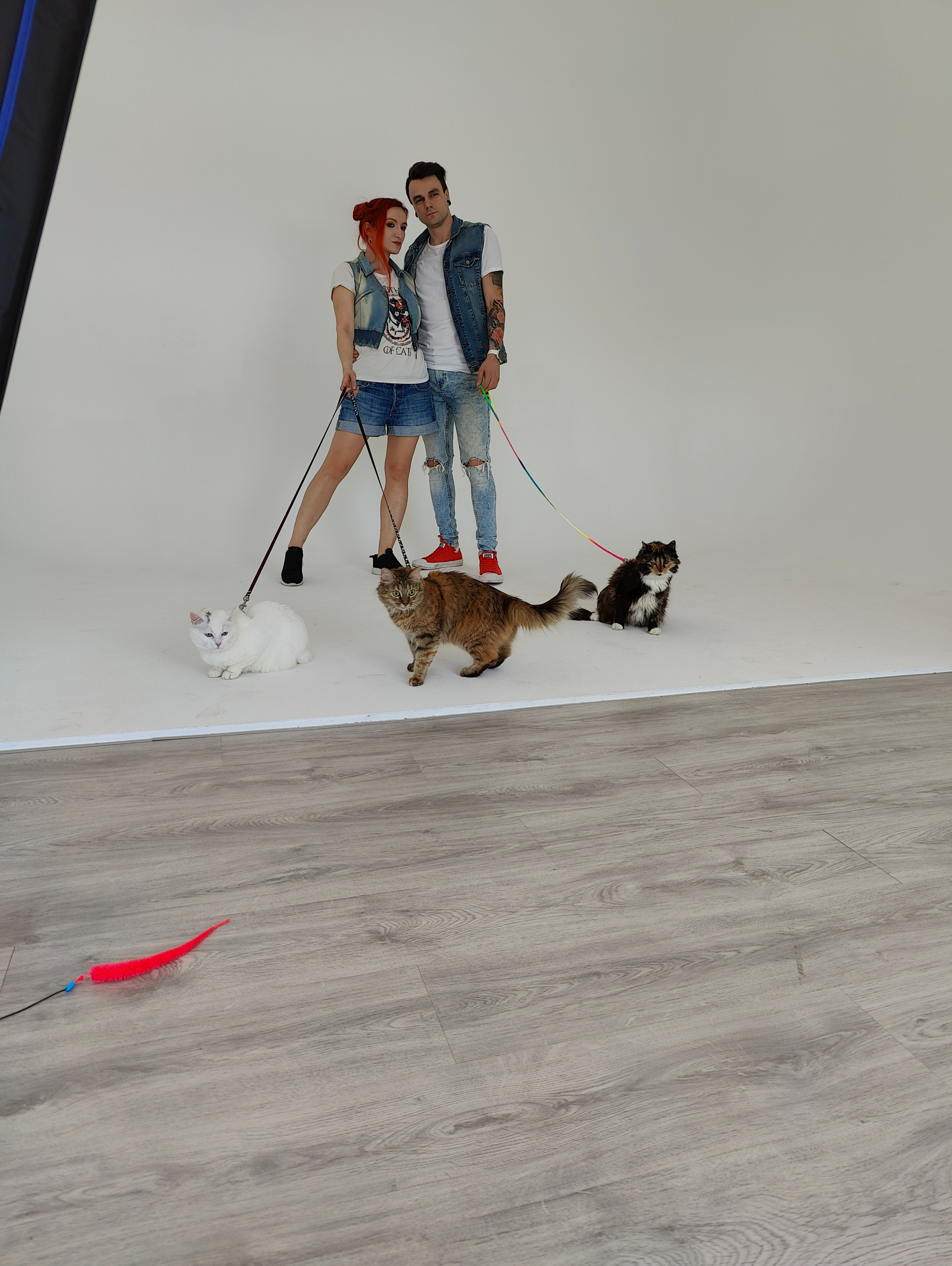 За кадром студийной съемки с питомцами. Фотограф людей и животных в Санкт-Петербурге Марина Бурмистрова