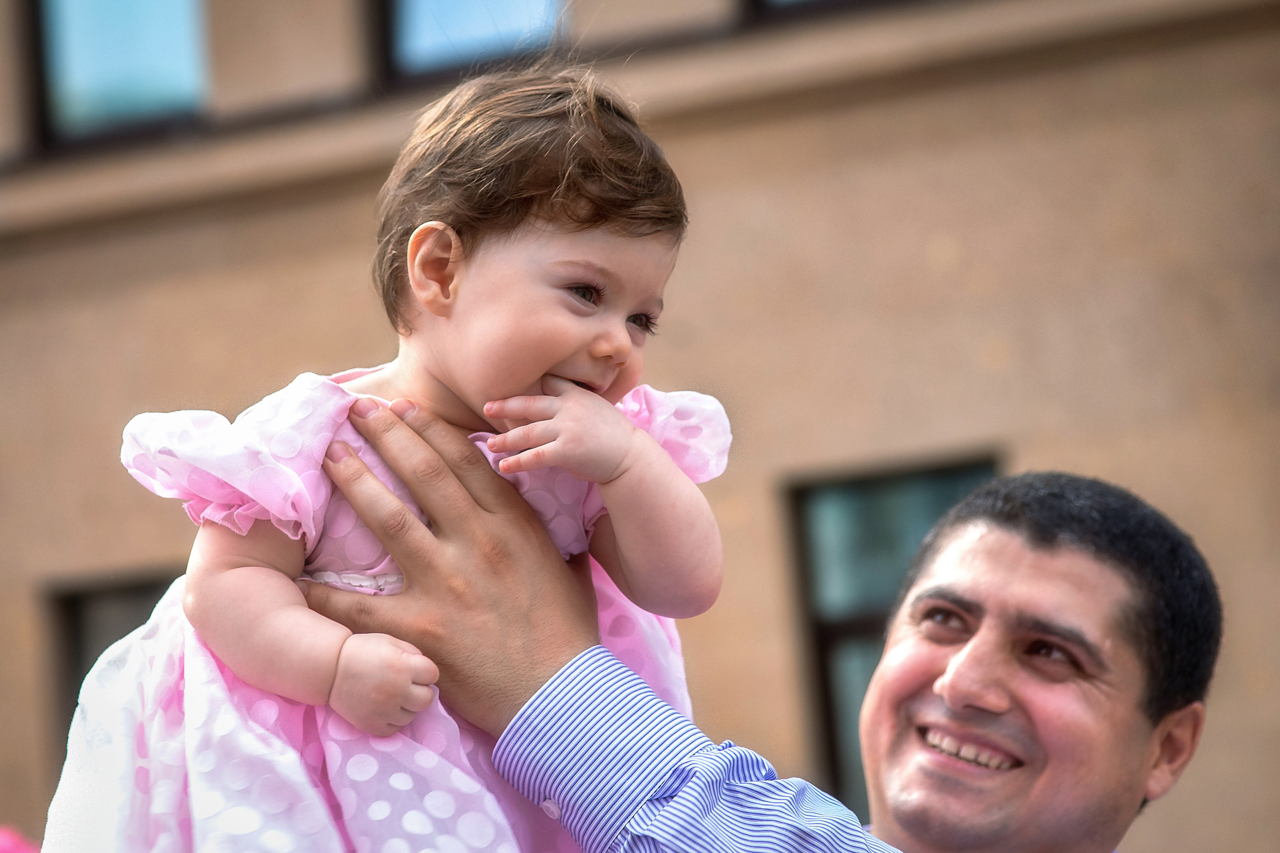 Папа с дочкой