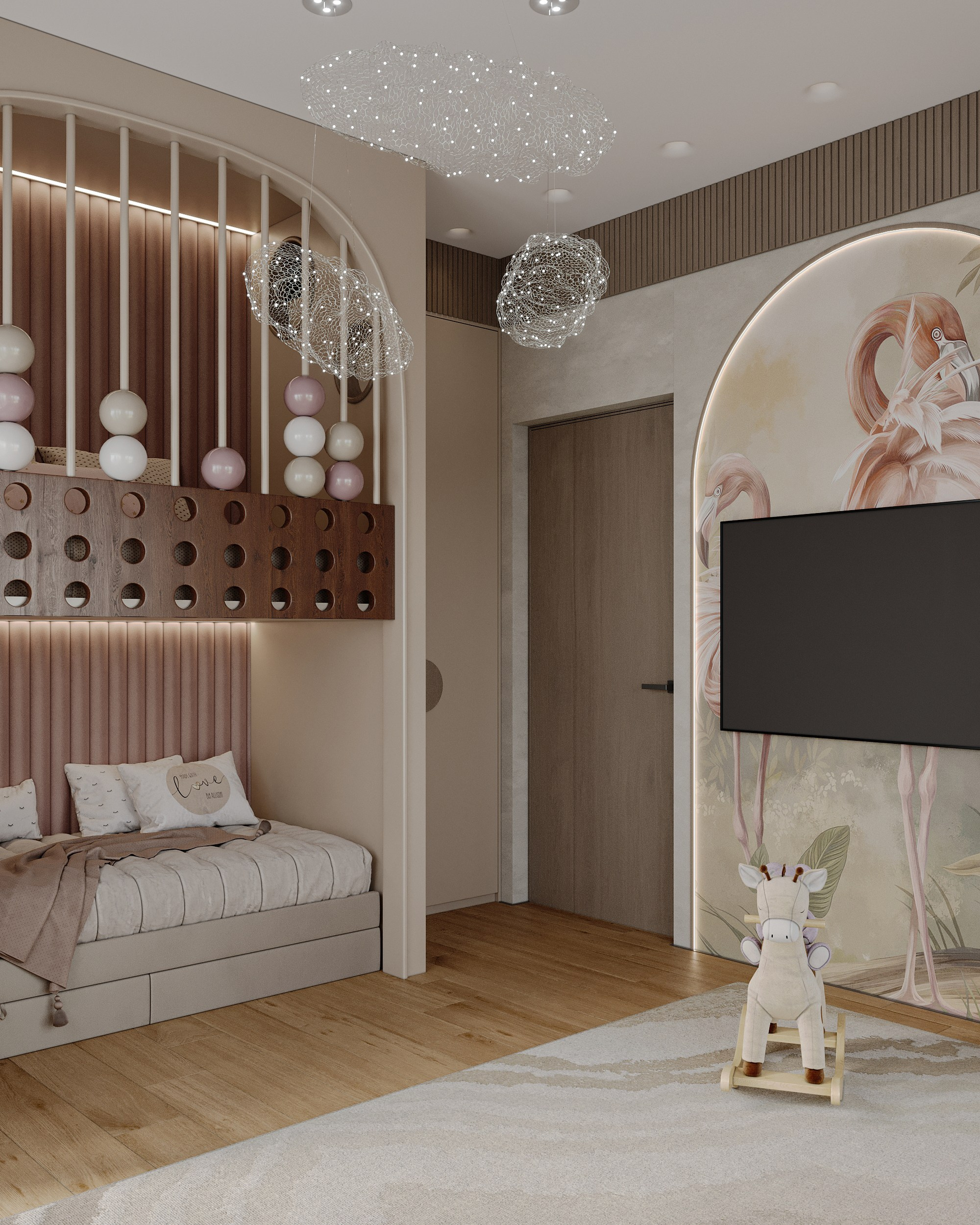 Визуализация загородного дома (интерьерная). Королёва Анастасия | 3D визуализатор