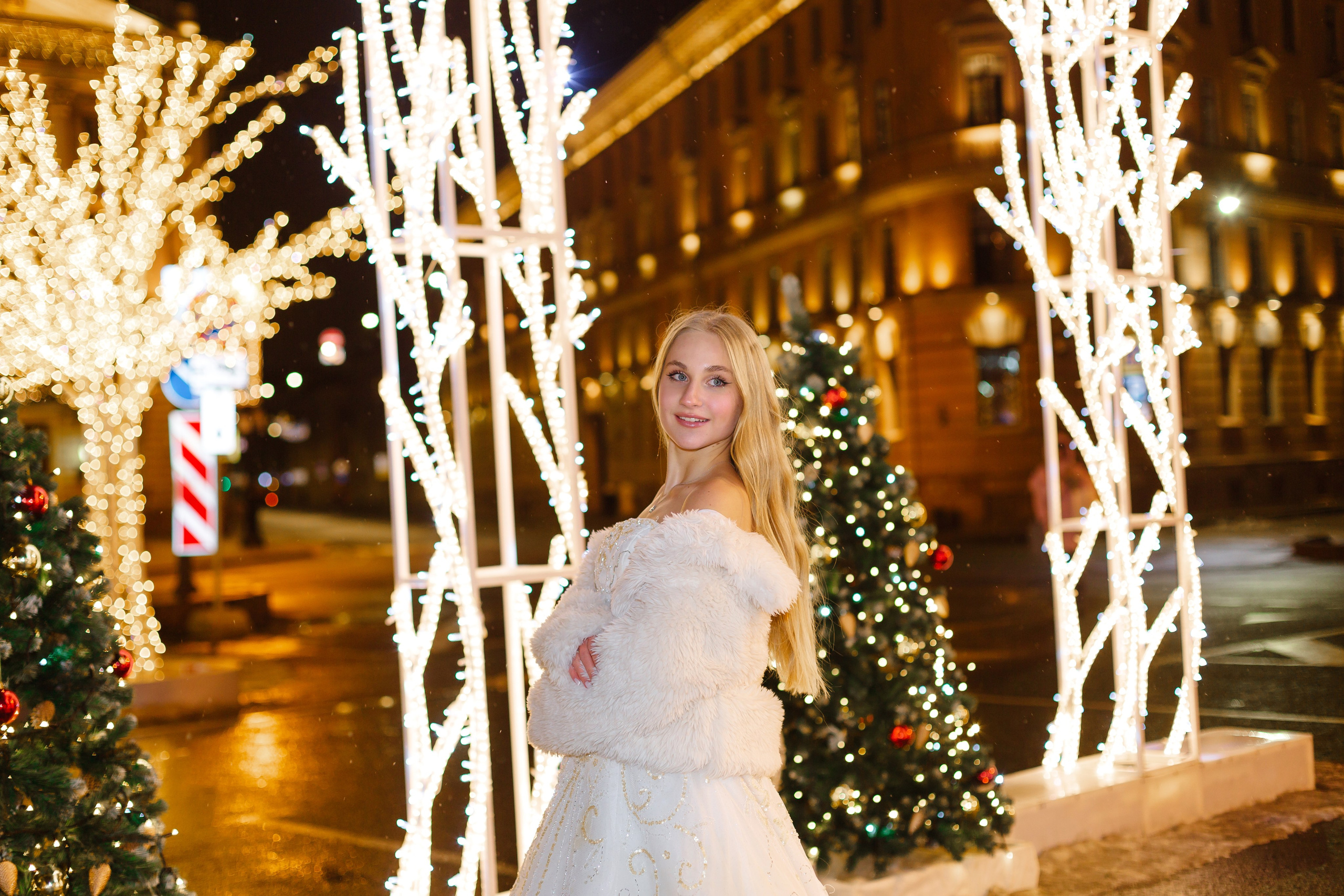 Прогулка по Новогоднему ночному Санкт- Петербургу. Свадебный и семейный фотограф Спб Бошман Ирина