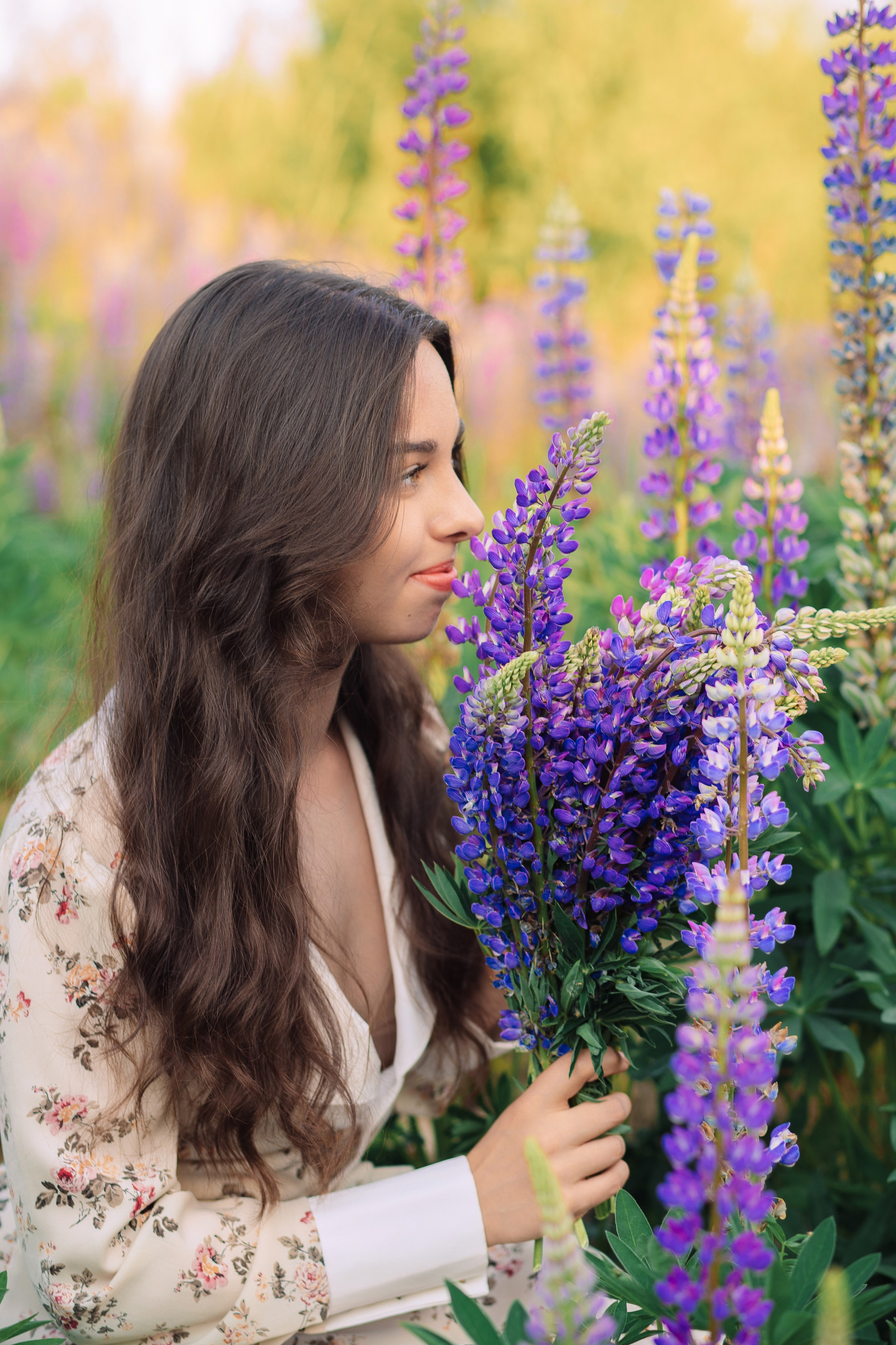 Индивидуальная фотосессия в люпинах. Фотограф в Санкт-Петербурге, Анна Скворцова