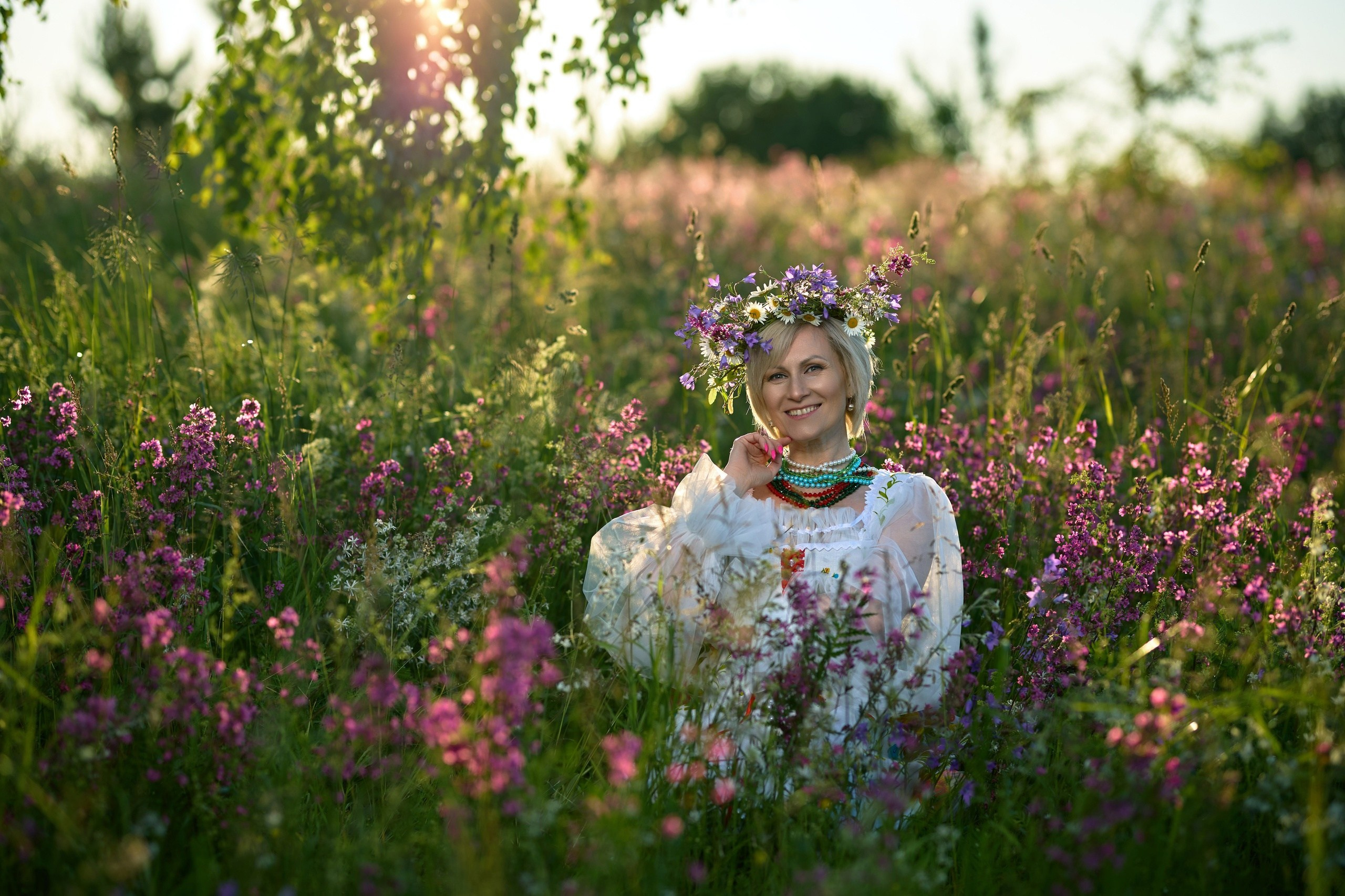 Фотосессия в цветущих лугах. Владимир Суздалов (ProMaXe) — Портретный фотограф, тематические фотосессии в Чебоксарах