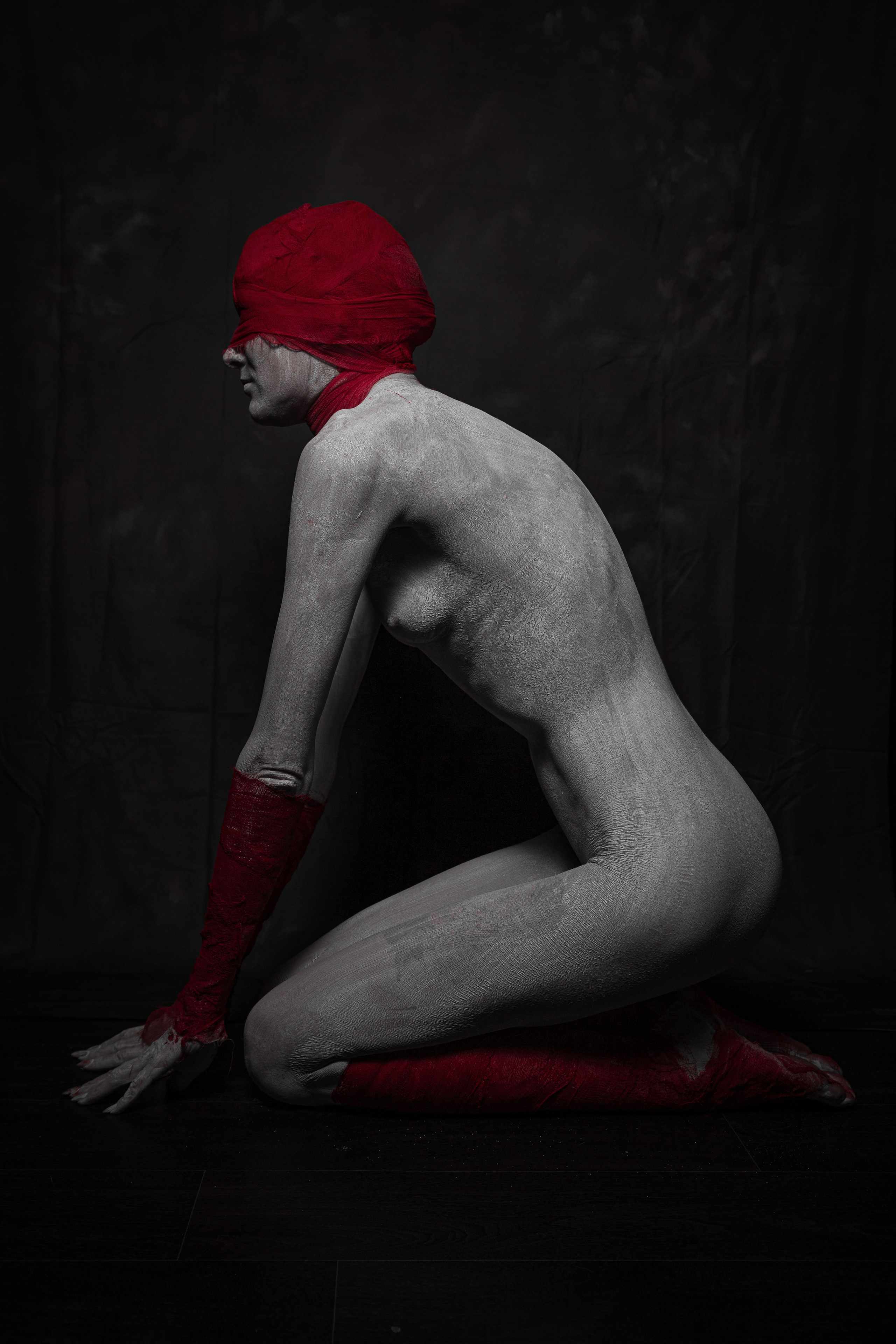 Бодиарт «скульптура». Фотограф Камчатка