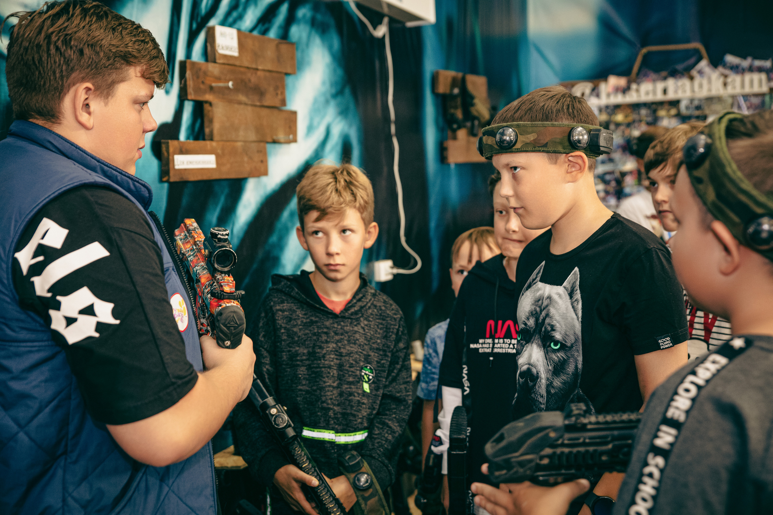 День рождение в лазертаг. Фотограф Камчатка