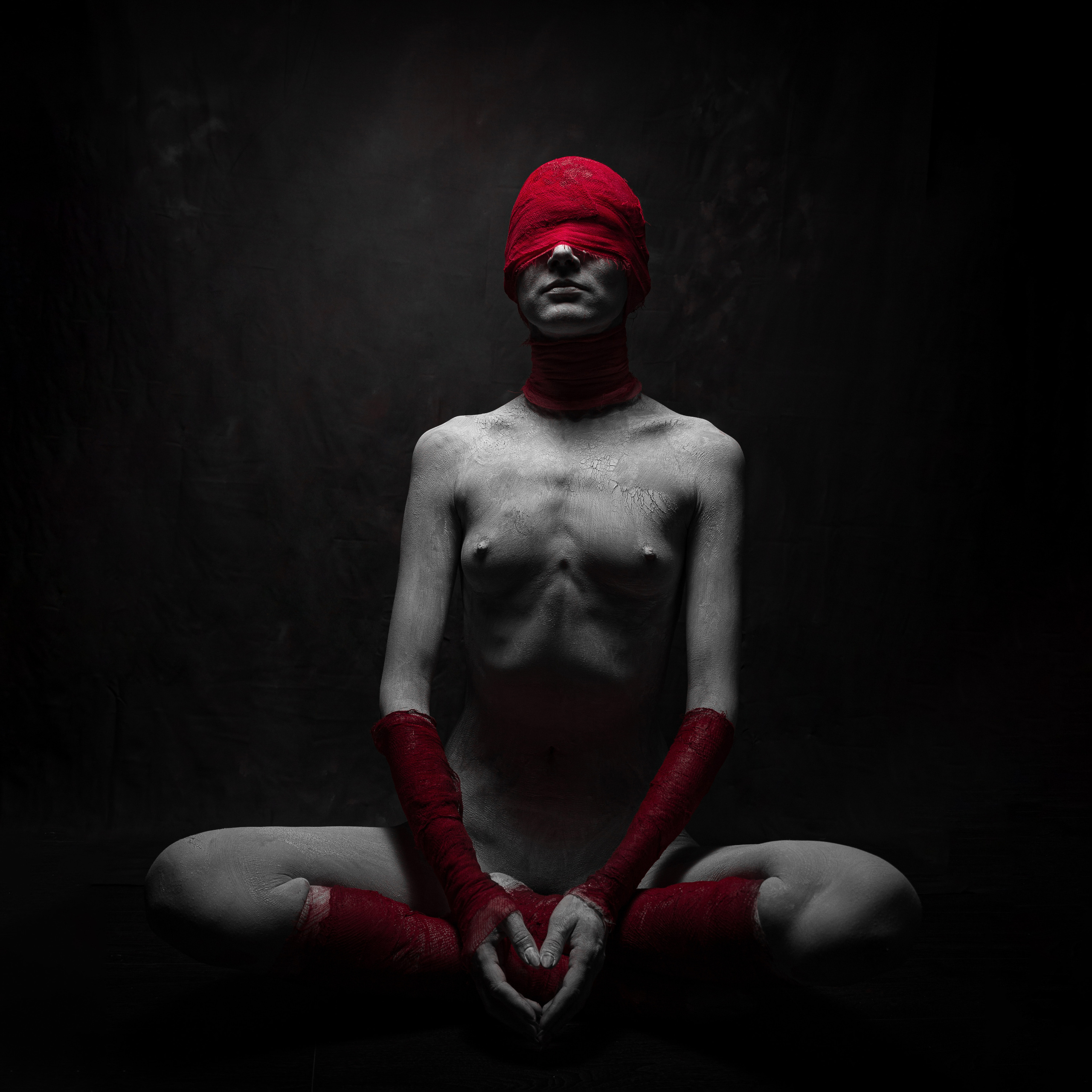 Бодиарт «скульптура». Фотограф Камчатка