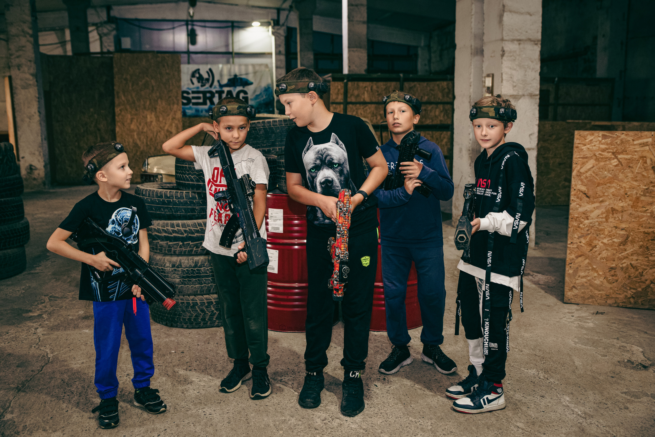 День рождение в лазертаг. Фотограф Камчатка