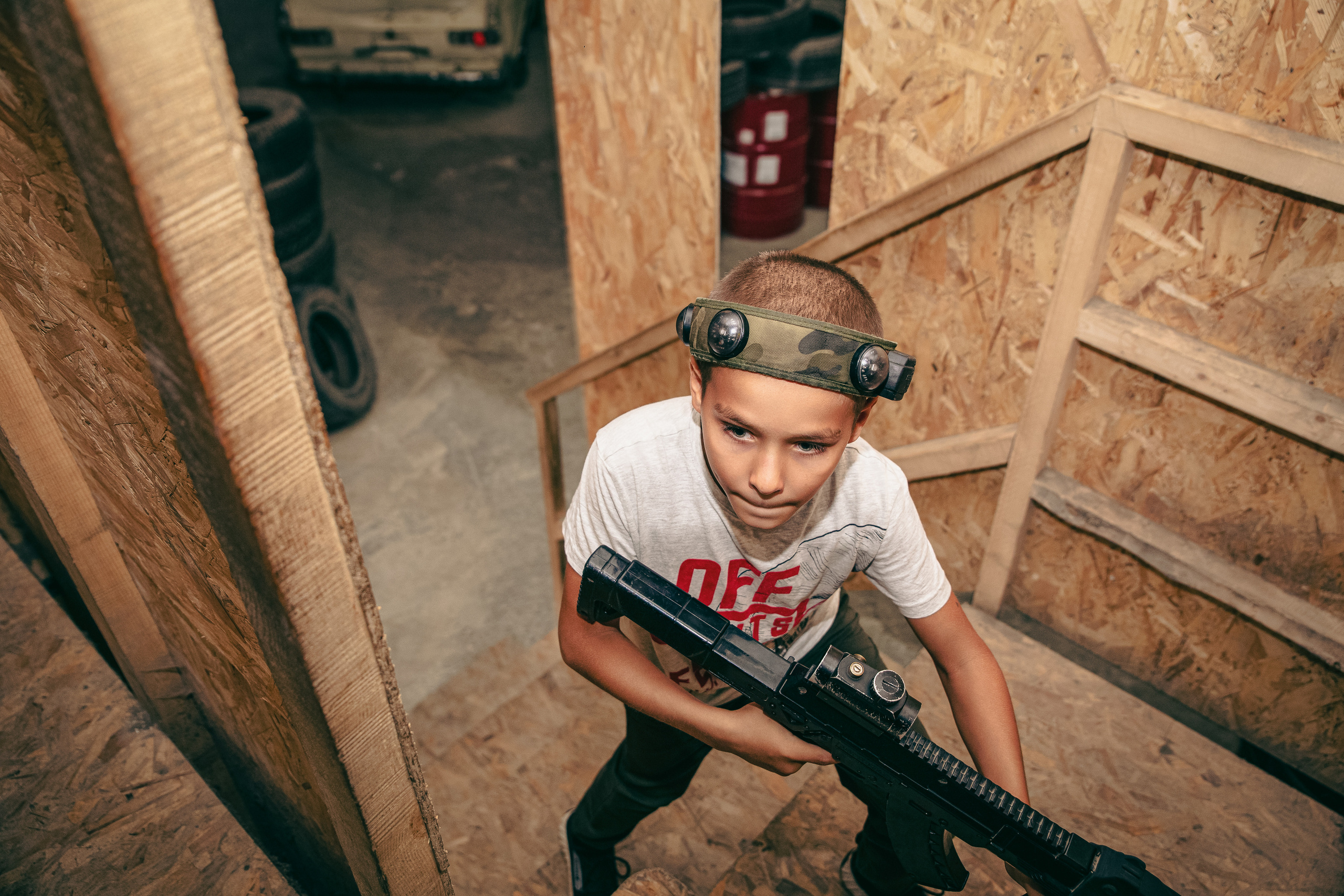 День рождение в лазертаг. Фотограф Камчатка