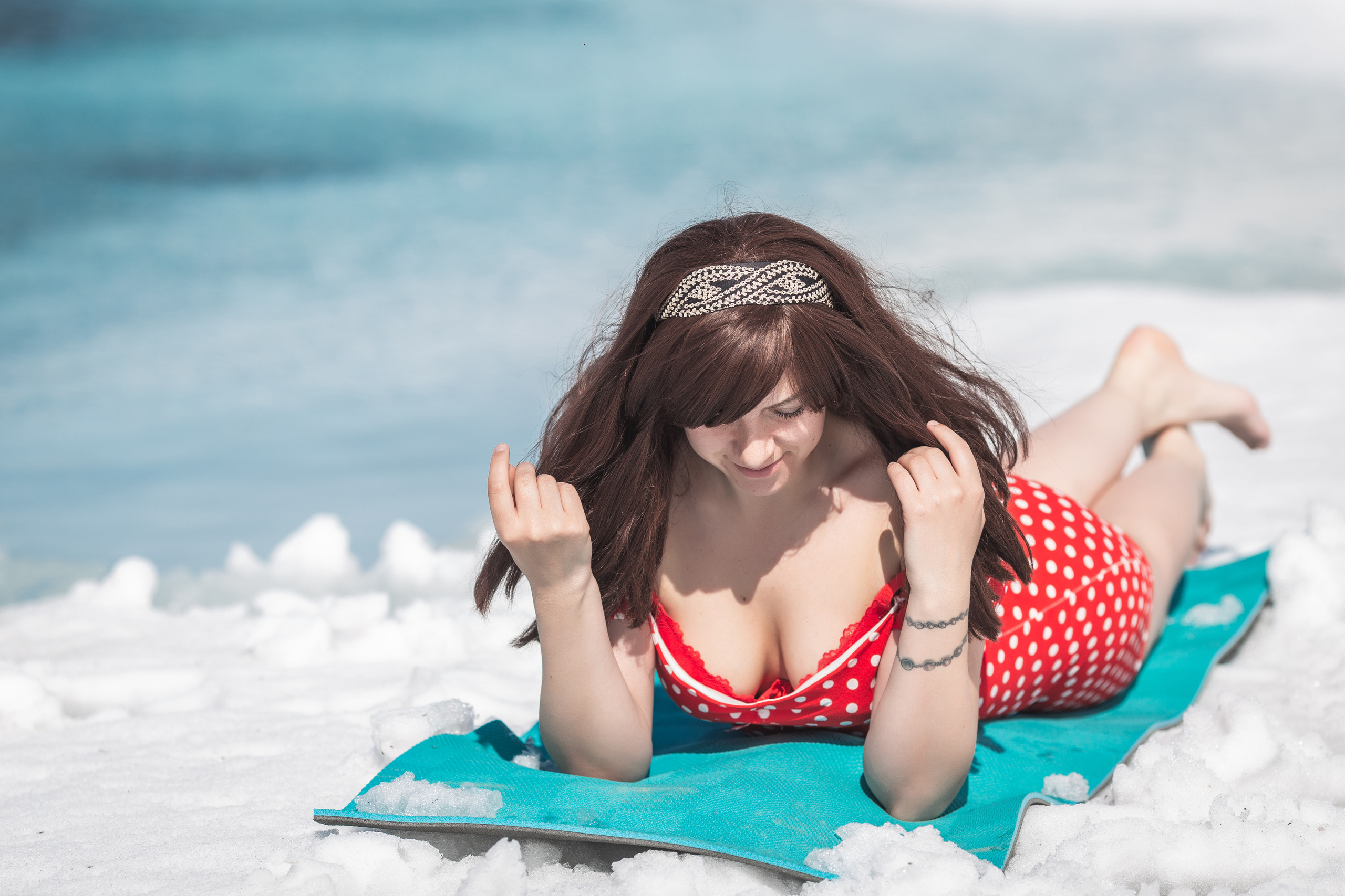 Фотоссесия «голубые озера». Фотограф Камчатка