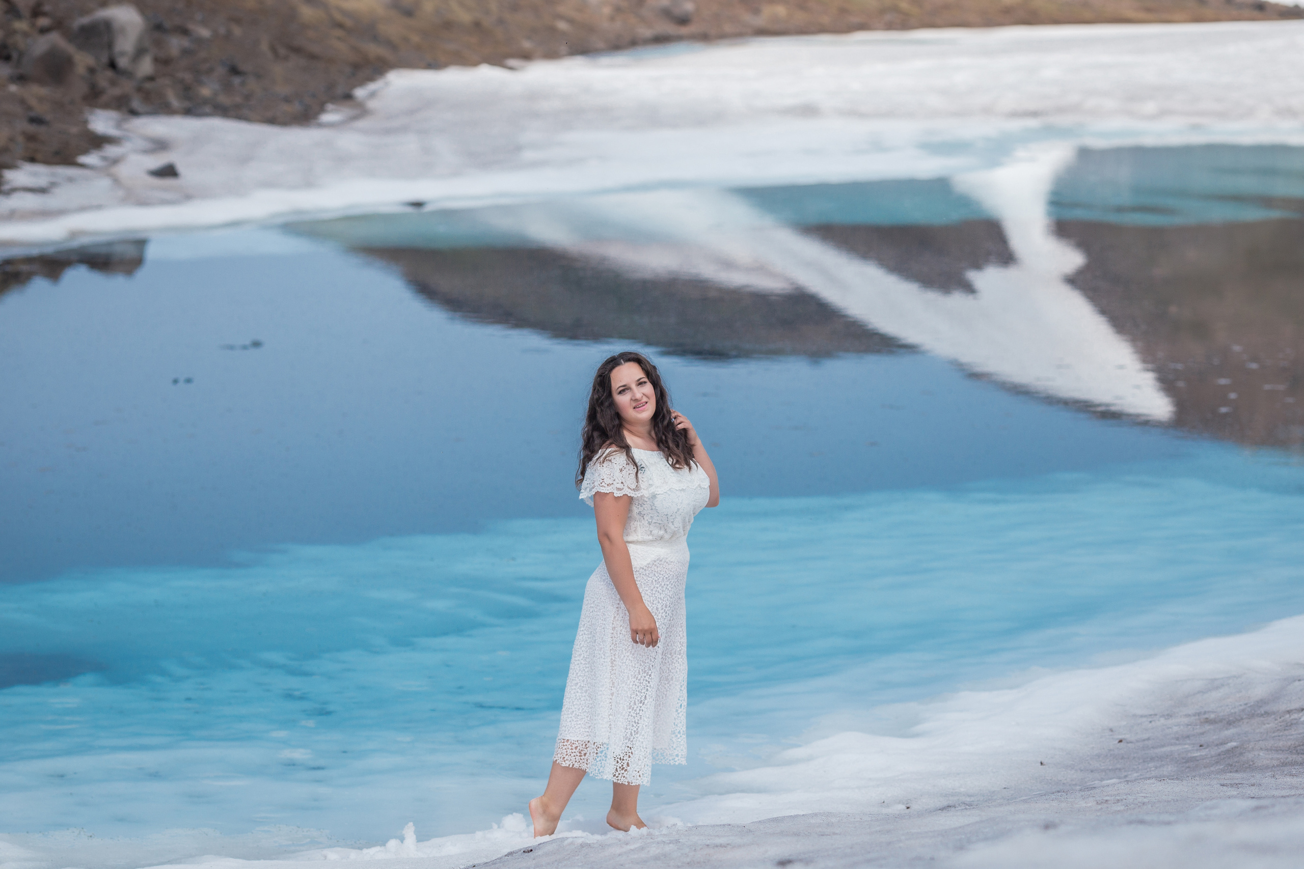 Фотоссесия «голубые озера». Фотограф Камчатка