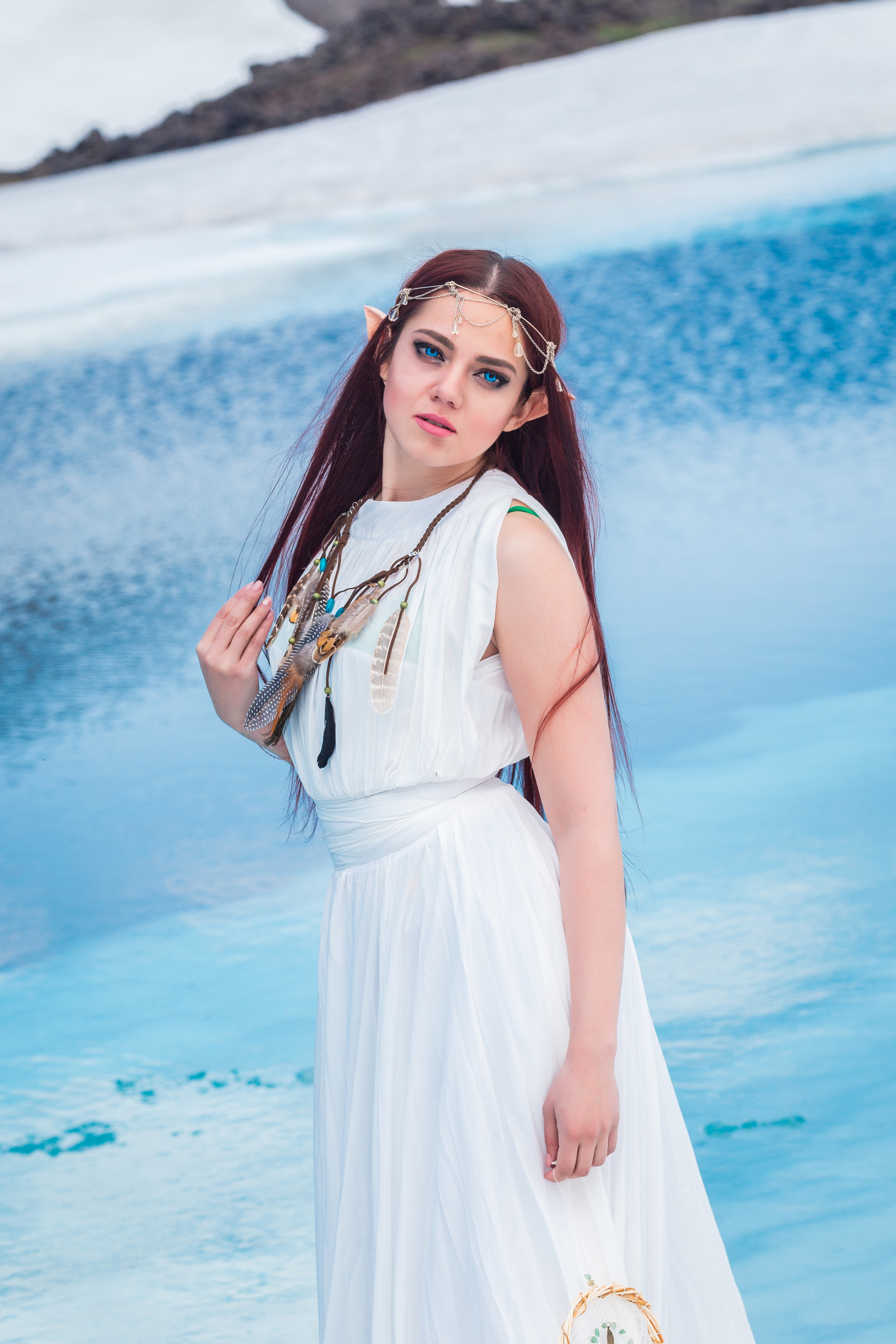 Фотоссесия «голубые озера». Фотограф Камчатка