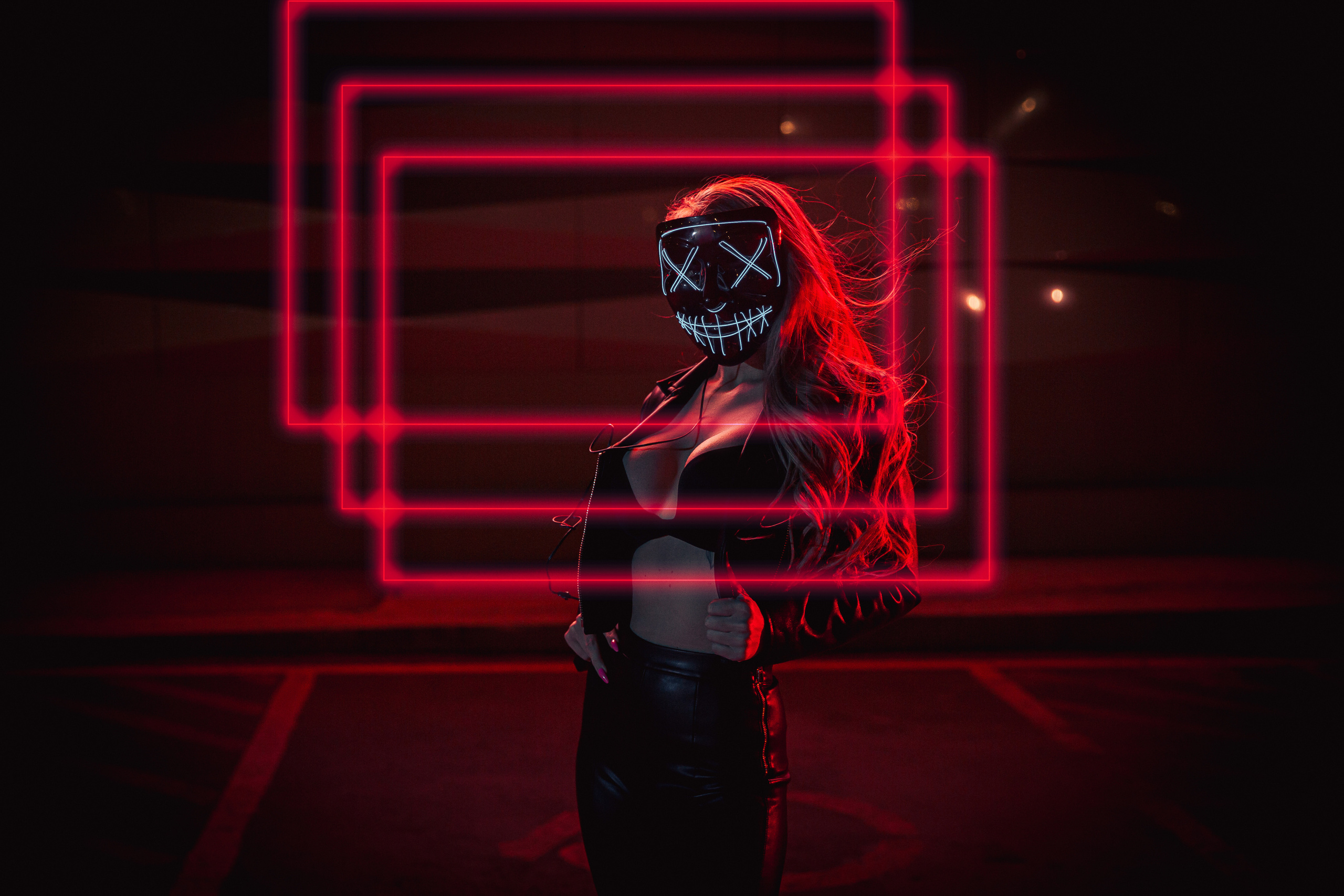 Неон ню. Фотограф Камчатка