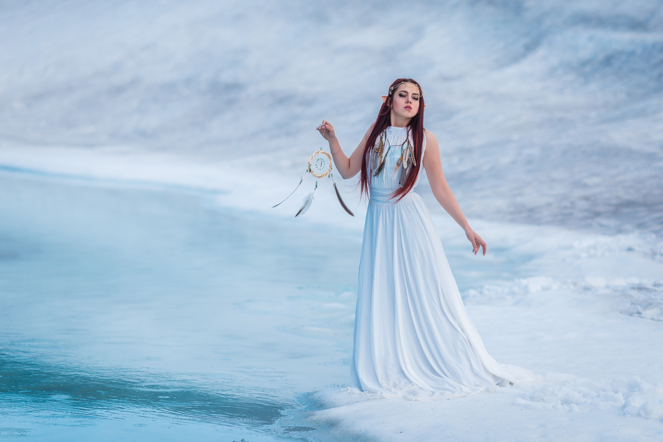 Фотоссесия «голубые озера». Фотограф Камчатка