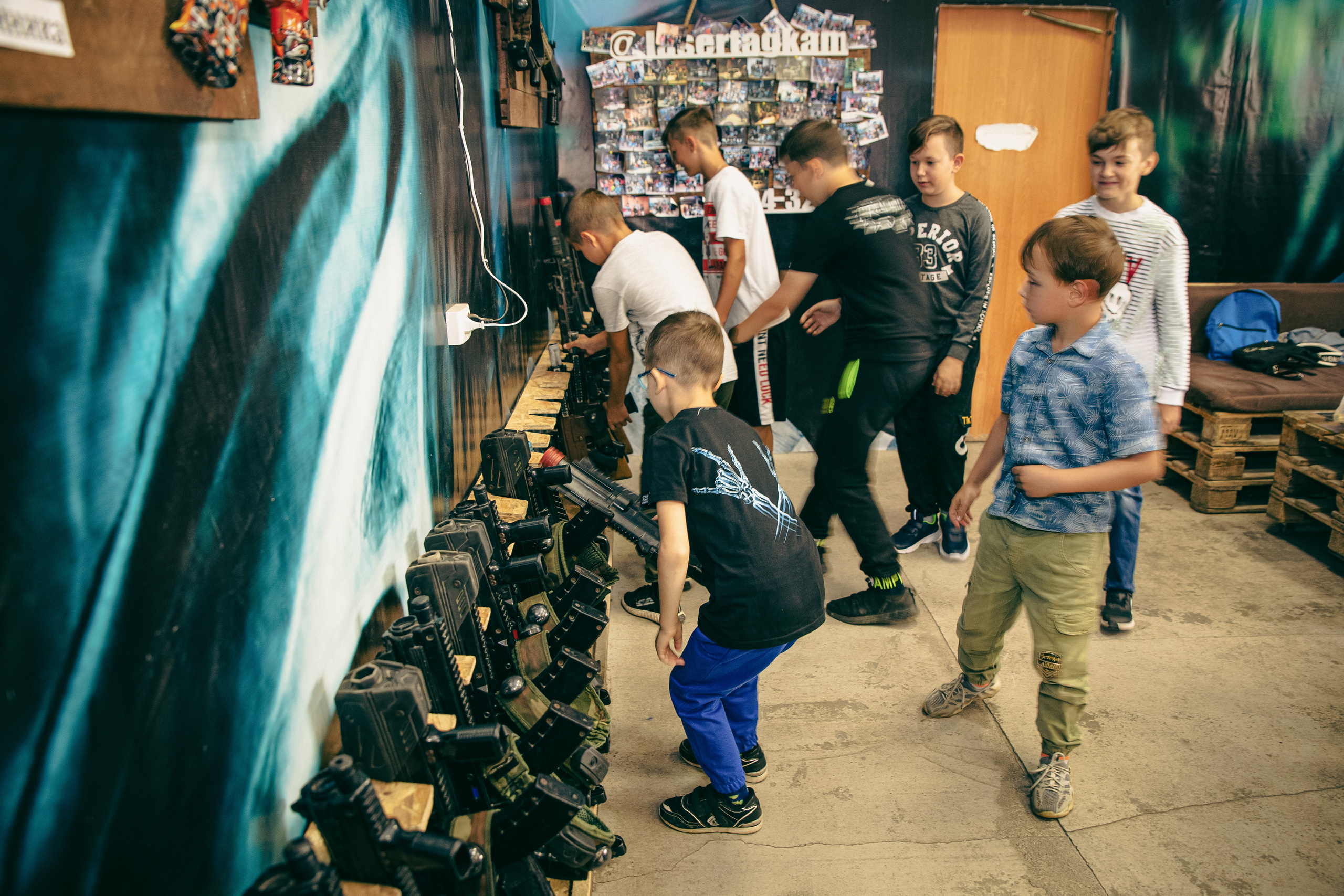 День рождение в лазертаг. Фотограф Камчатка