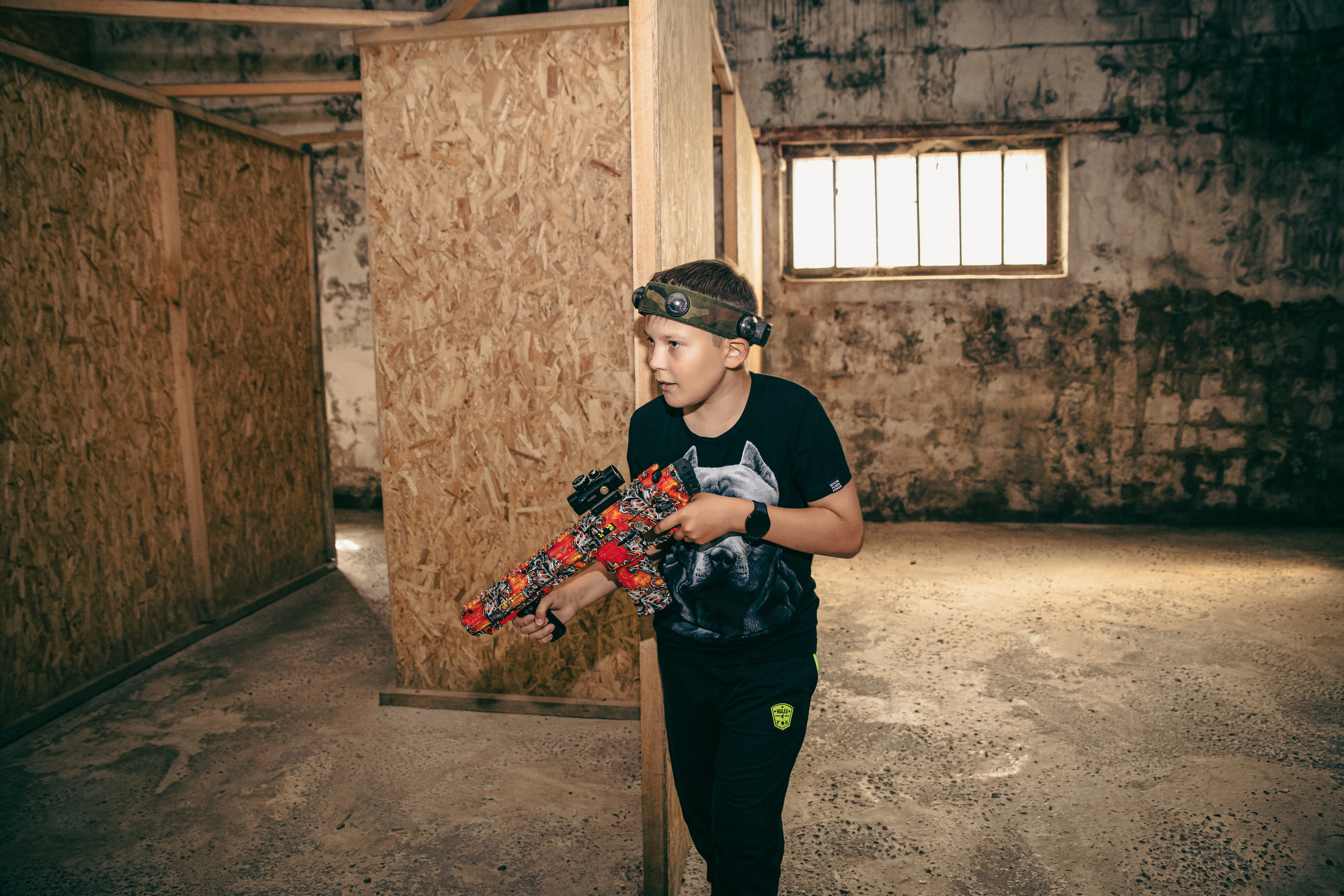 День рождение в лазертаг. Фотограф Камчатка