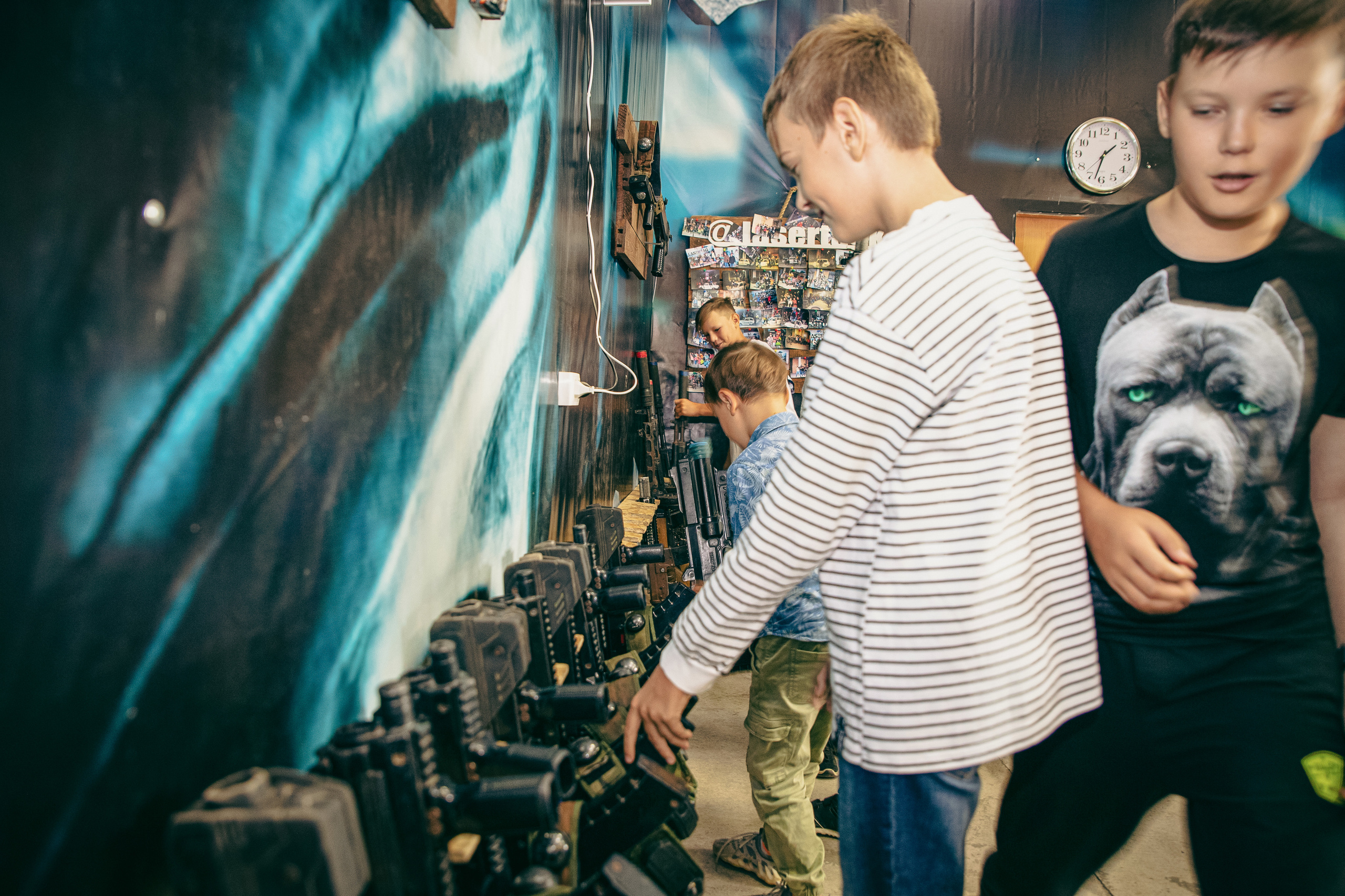 День рождение в лазертаг. Фотограф Камчатка