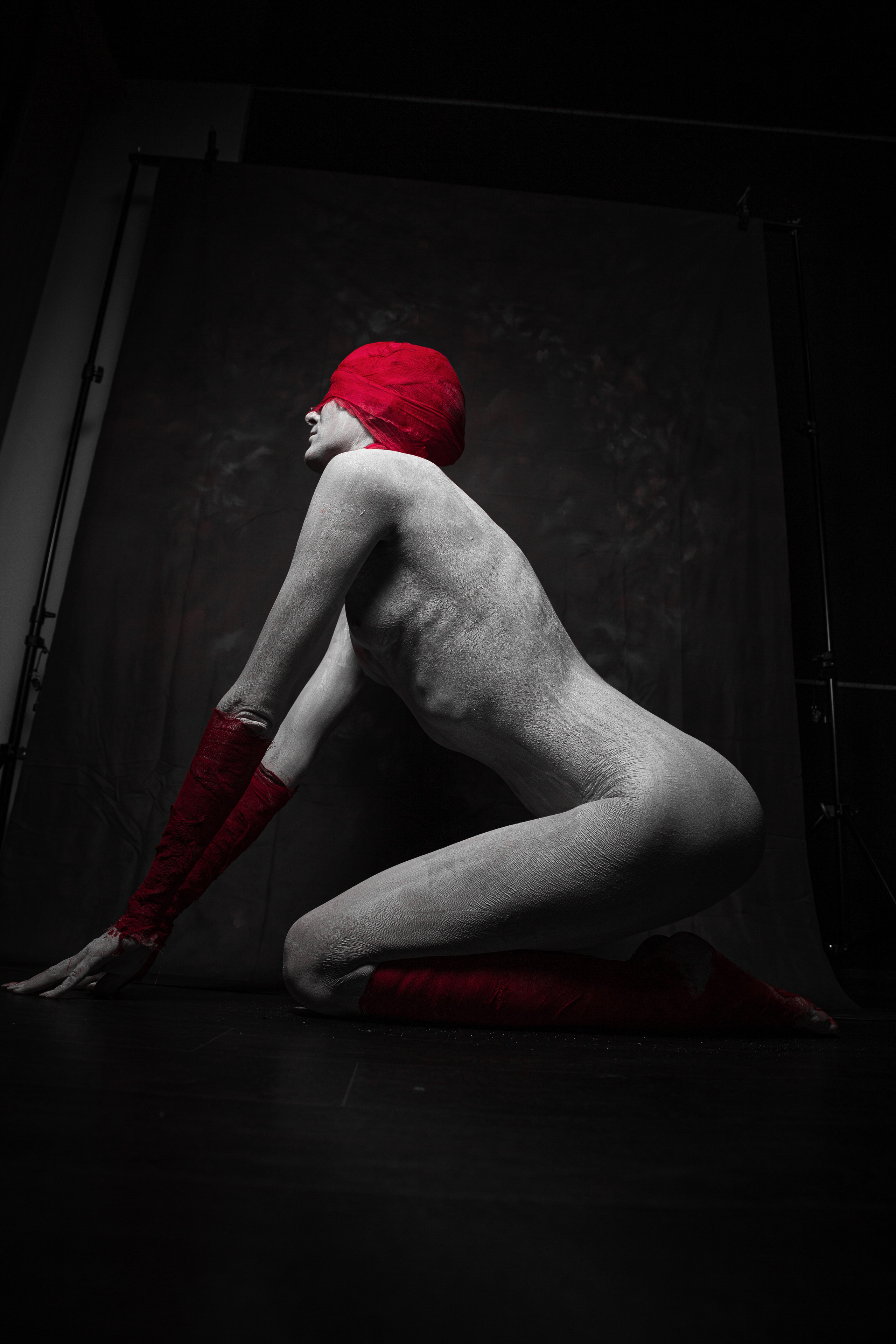 Бодиарт «скульптура». Фотограф Камчатка