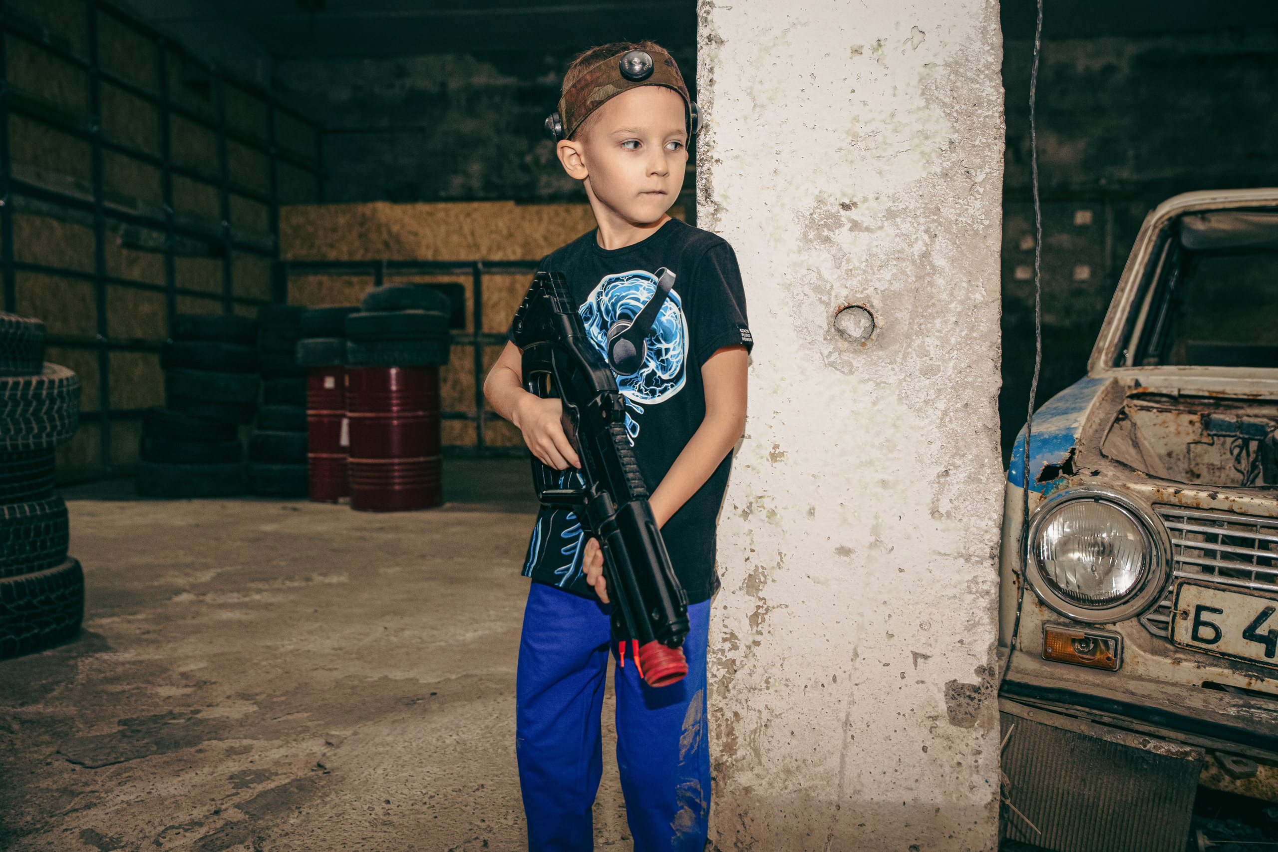 День рождение в лазертаг. Фотограф Камчатка