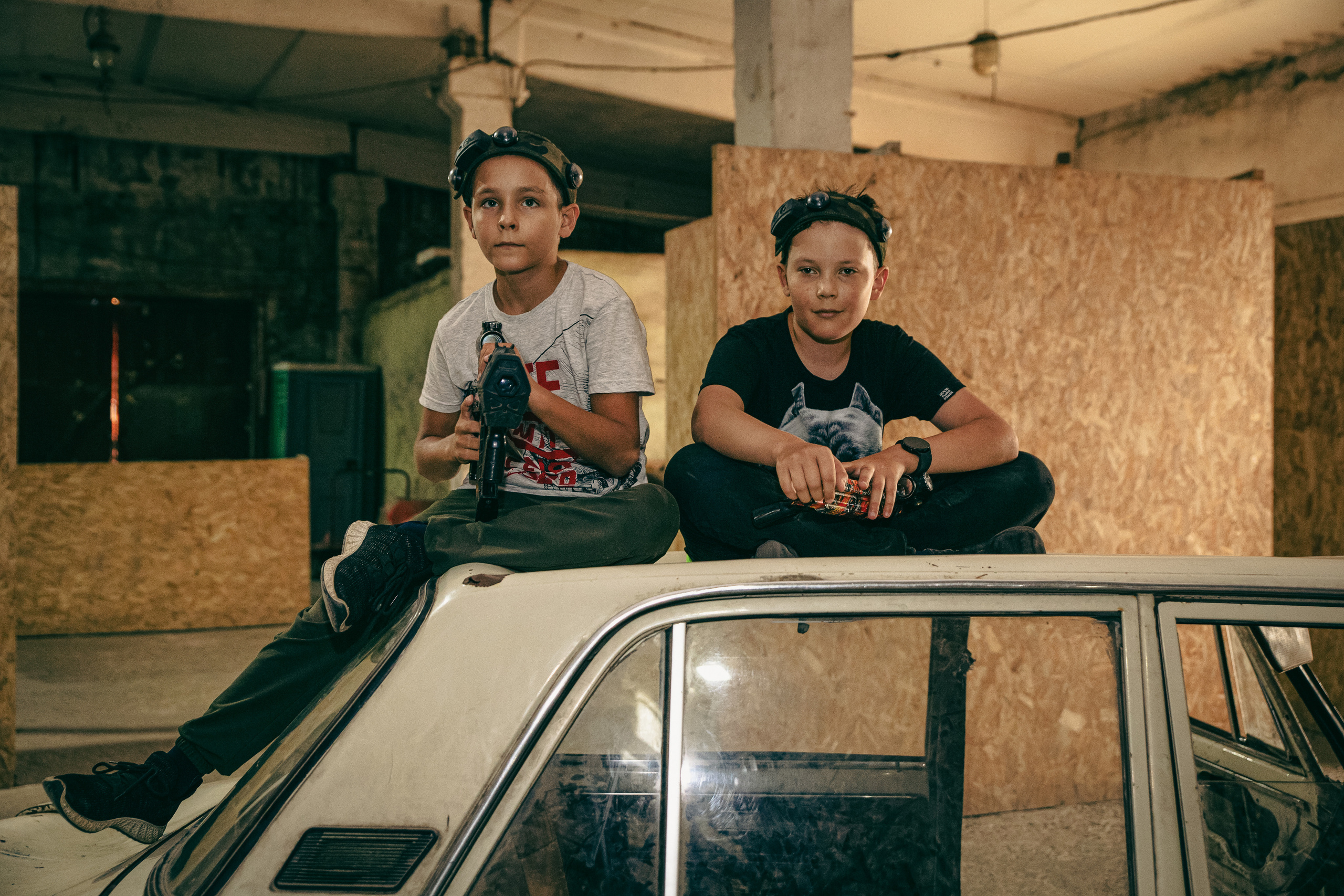 День рождение в лазертаг. Фотограф Камчатка