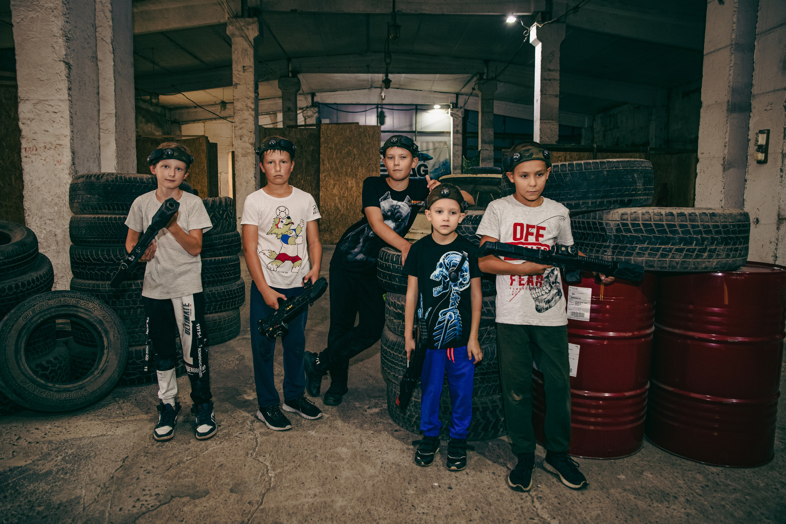 День рождение в лазертаг. Фотограф Камчатка