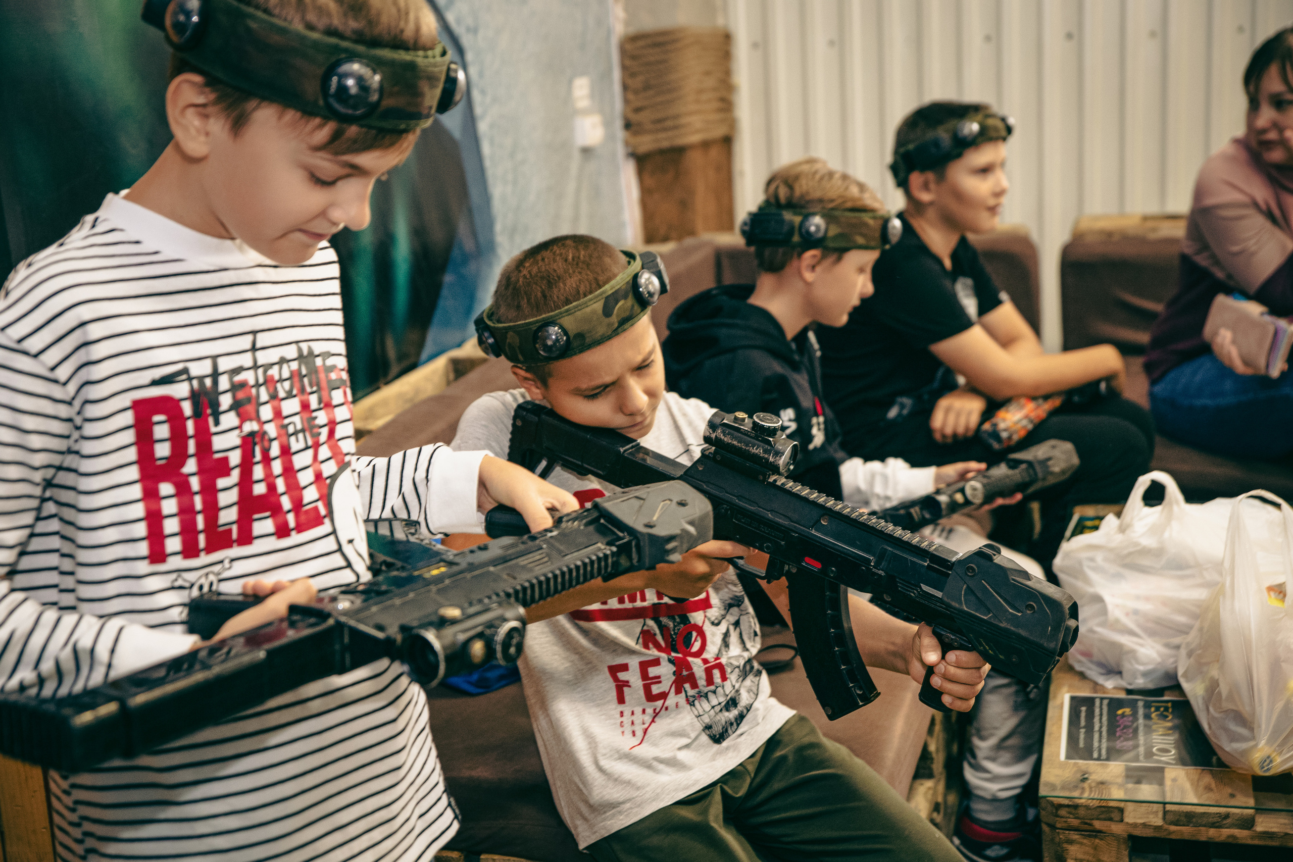 День рождение в лазертаг. Фотограф Камчатка