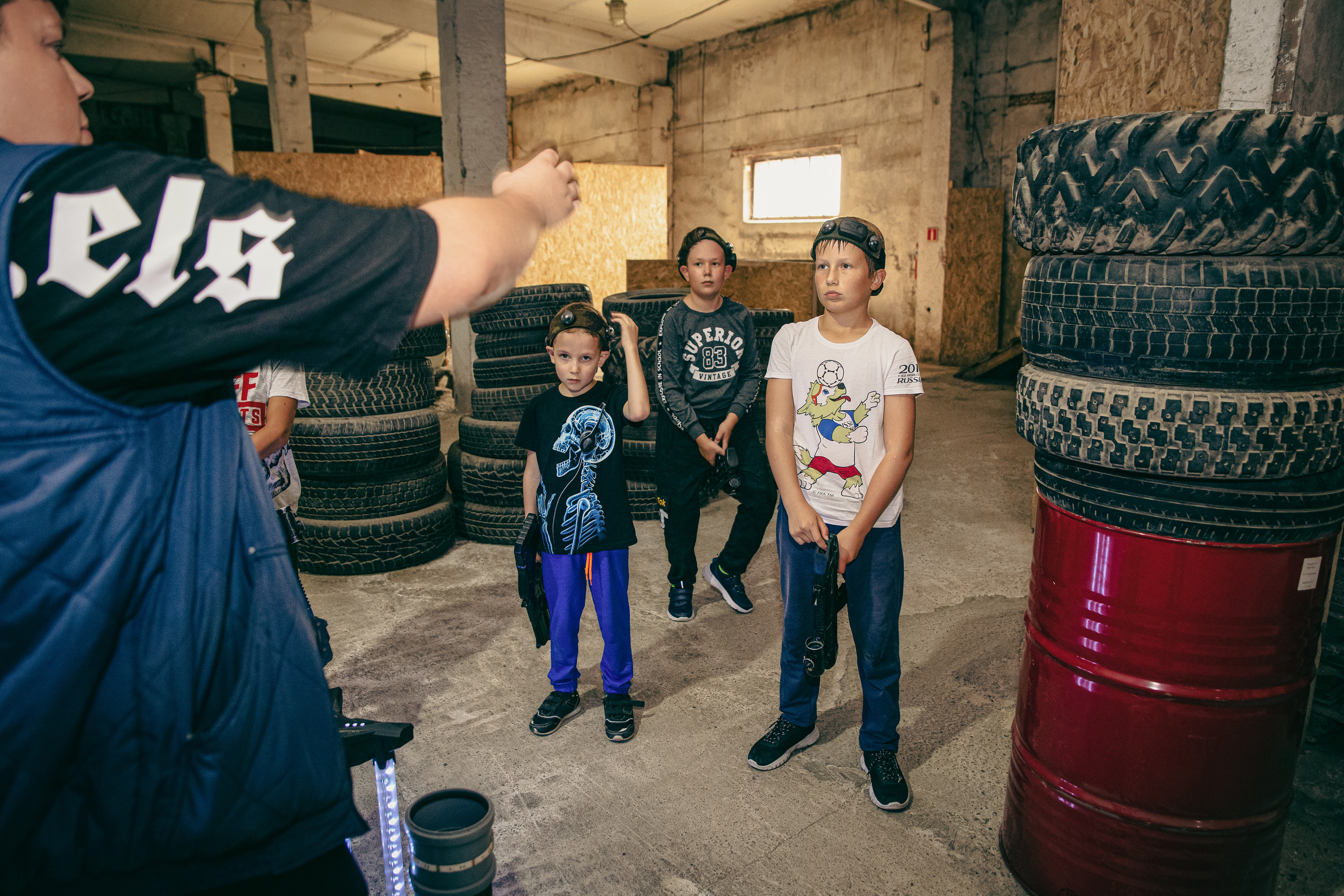 День рождение в лазертаг. Фотограф Камчатка