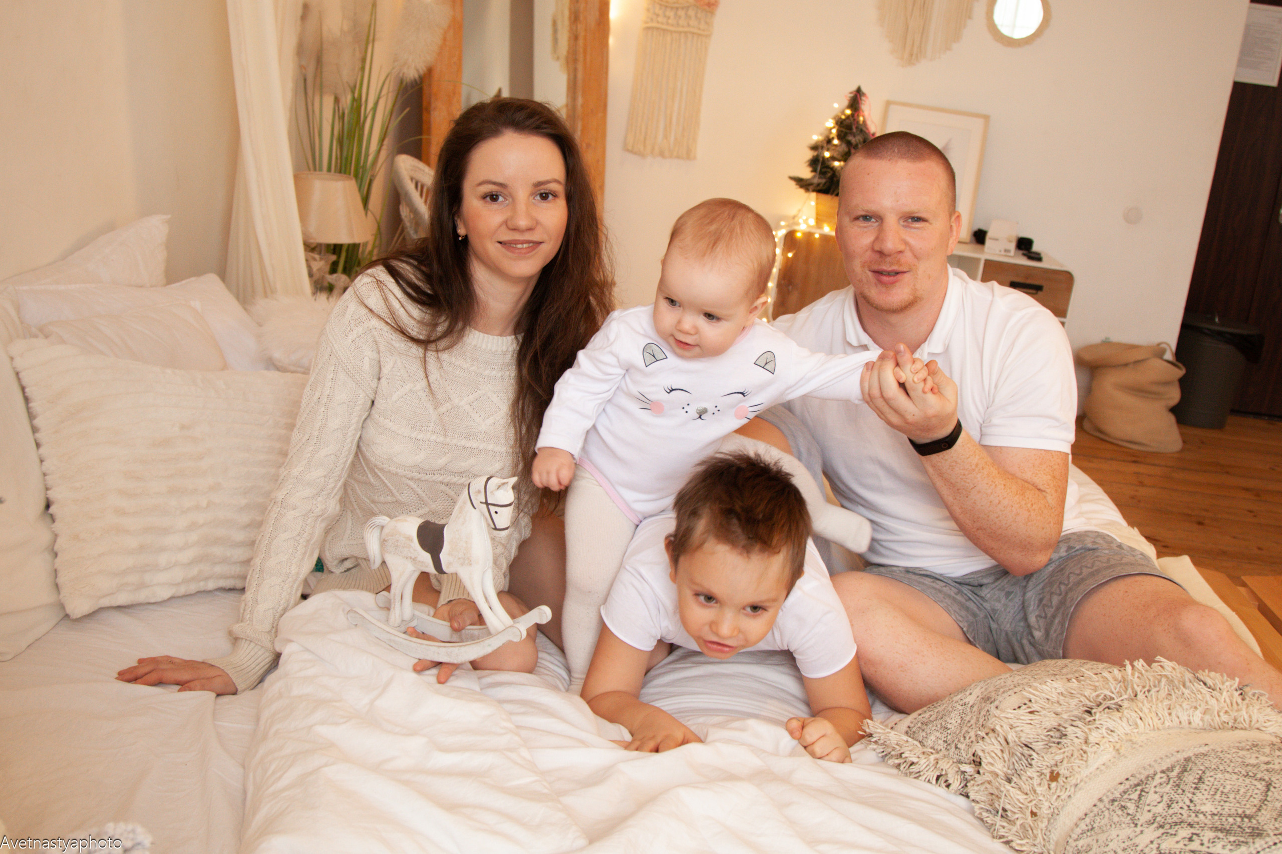 Семейная новогодняя фотосессия. Фотограф Анастасия Аветян. Санкт-Петербург