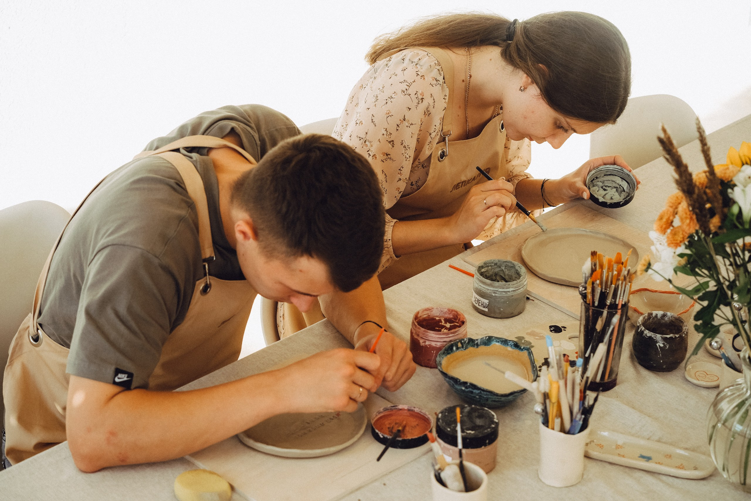 Любовь в студии лепки. Профессиональный фотограф, Санкт-Петербург — Виктория Богомолова