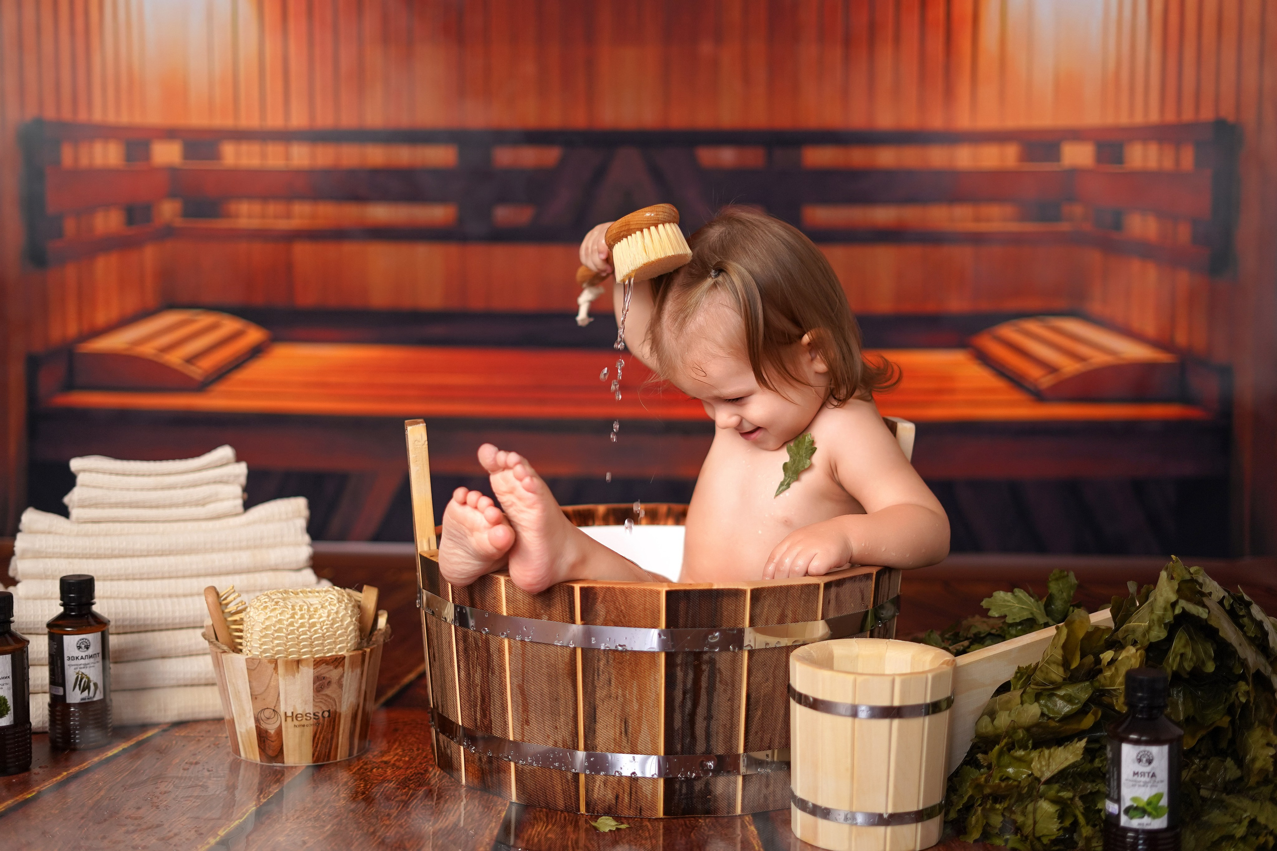 Банька. Детский семейный фотограф Краснодар