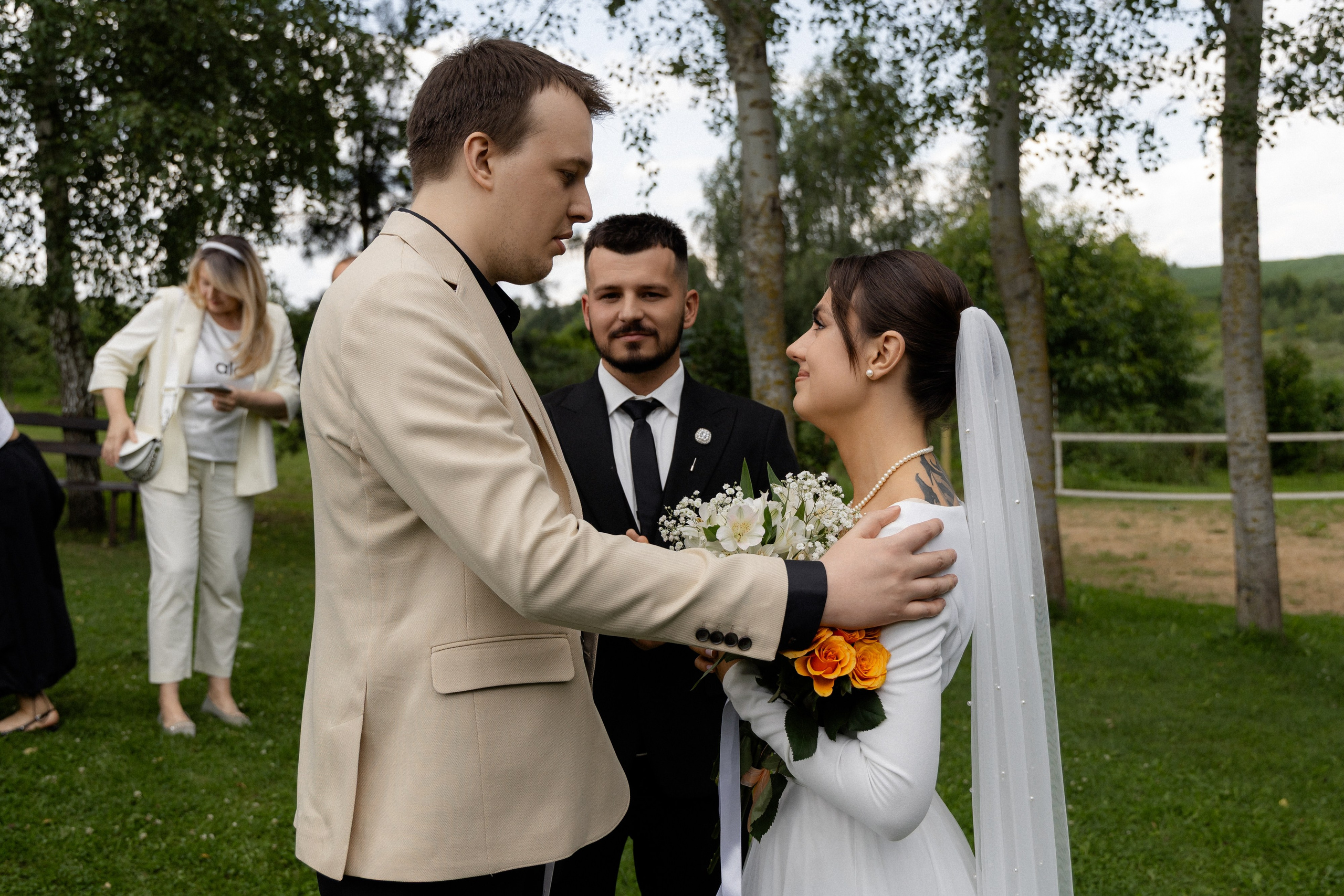 Свадебная фотосессия в агроусадьбе Лабодянка в Минске. Свадебный фотограф в Минске/Беларуси Сергей Спиридонов