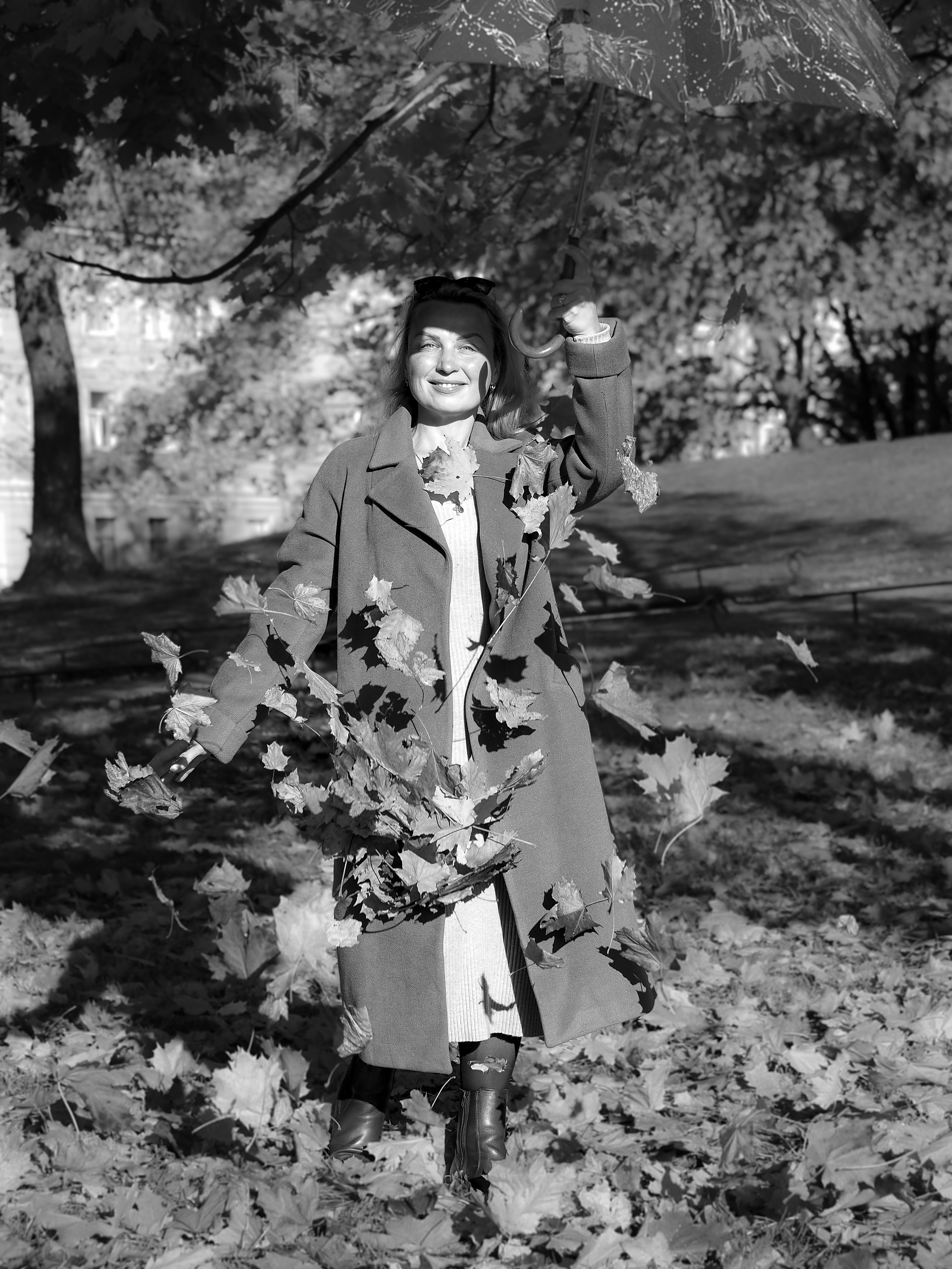 Tanya_autumn in grey. Фотограф и видеограф в Санкт-Петербурге — Iren Ginger