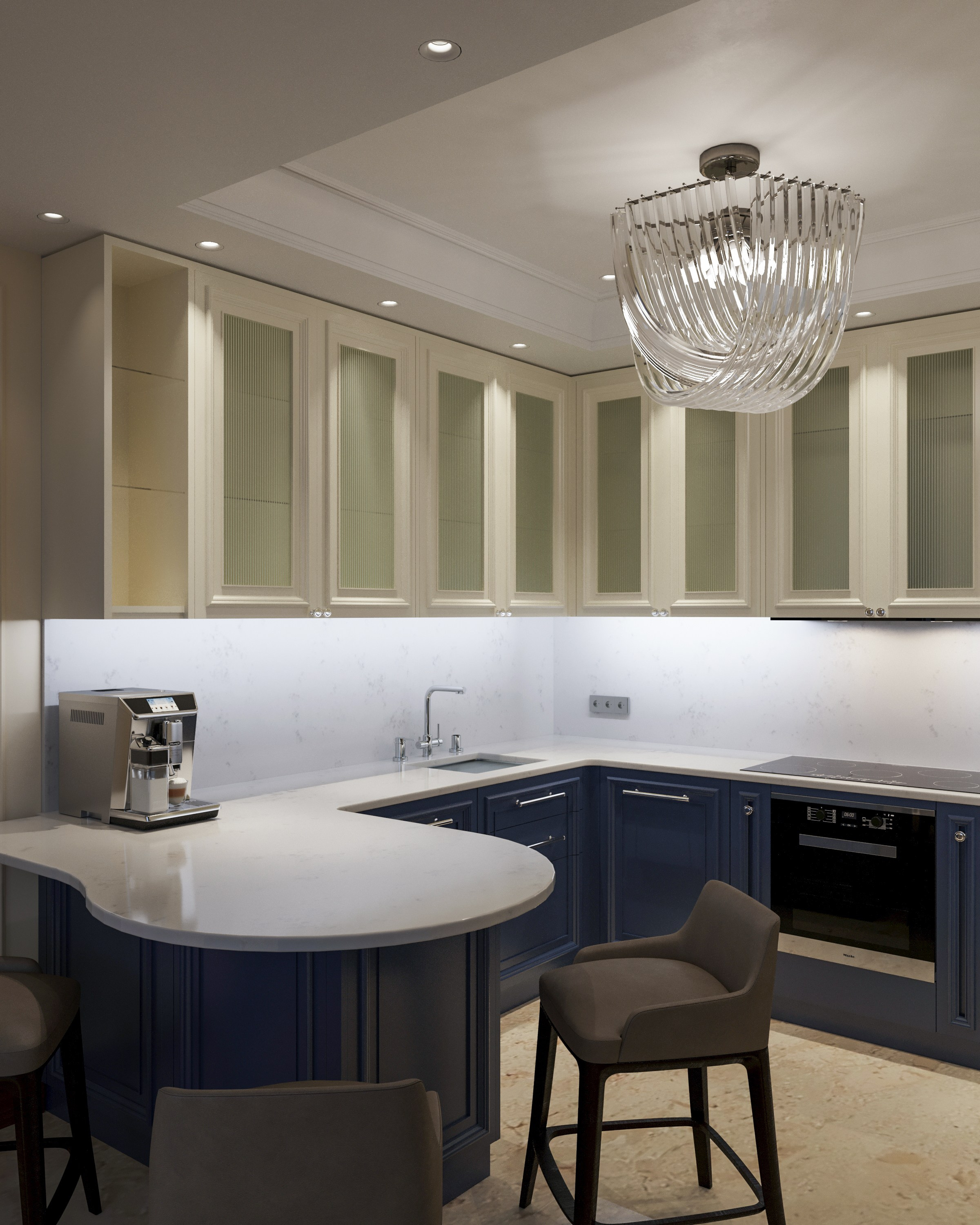 Квартира 163 кв.м в Ж.К. «Олимпия». Антон Пичкур — архитектор