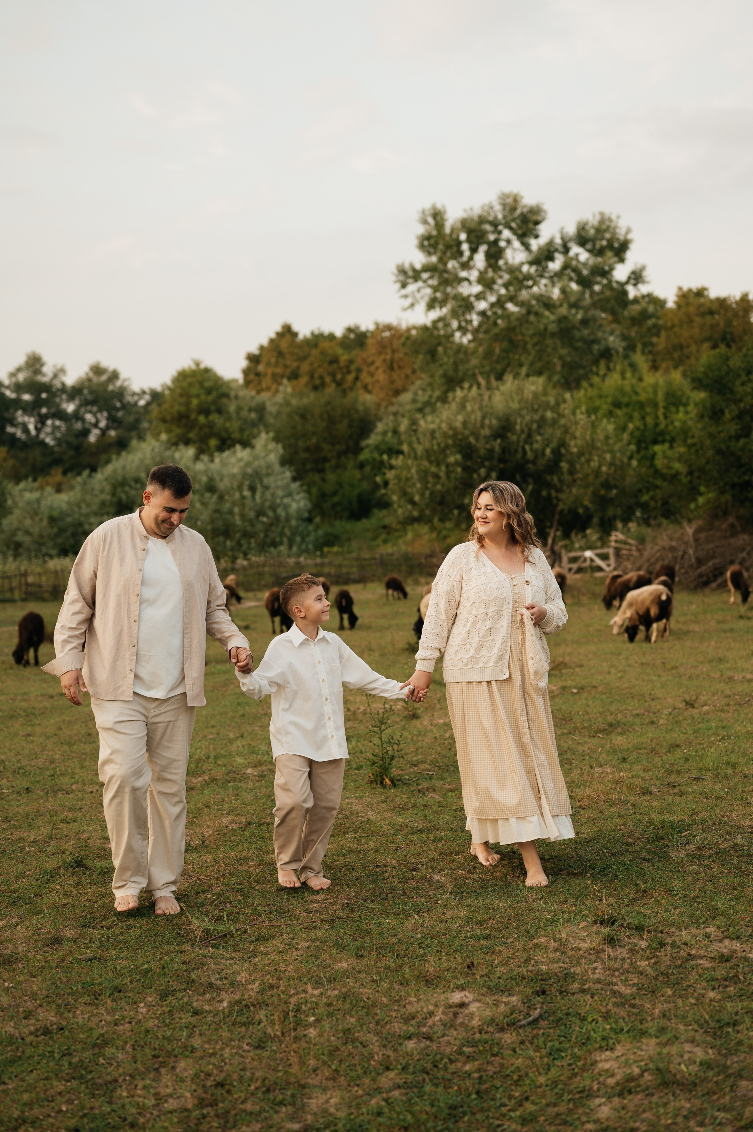 Семейная фотосессия на ферме. Свадебный и семейный фотограф в Краснодаре Алина Мельник