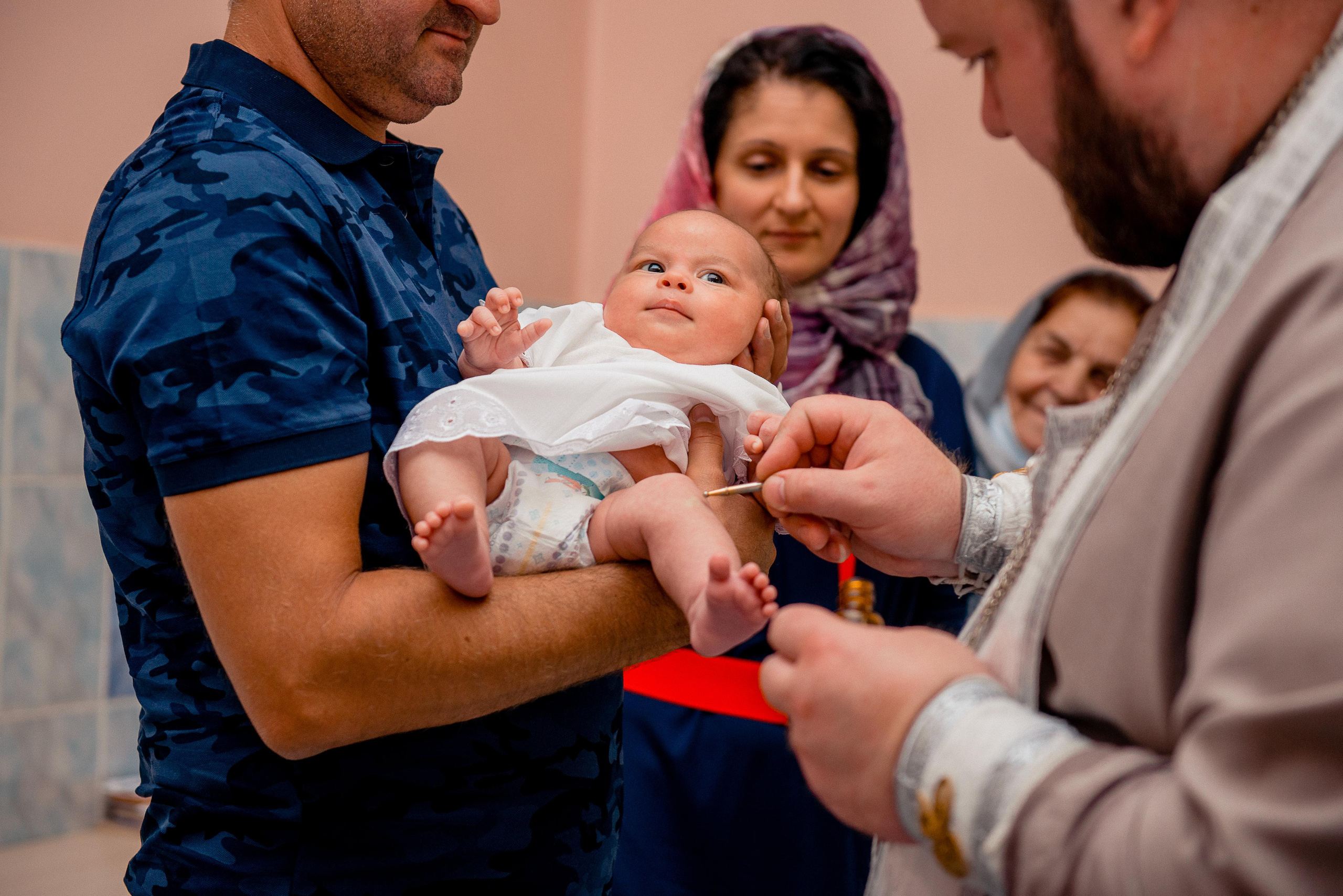 Крещение. Свадебный и семейный фотограф в Волгограде Семисотнова Камилла