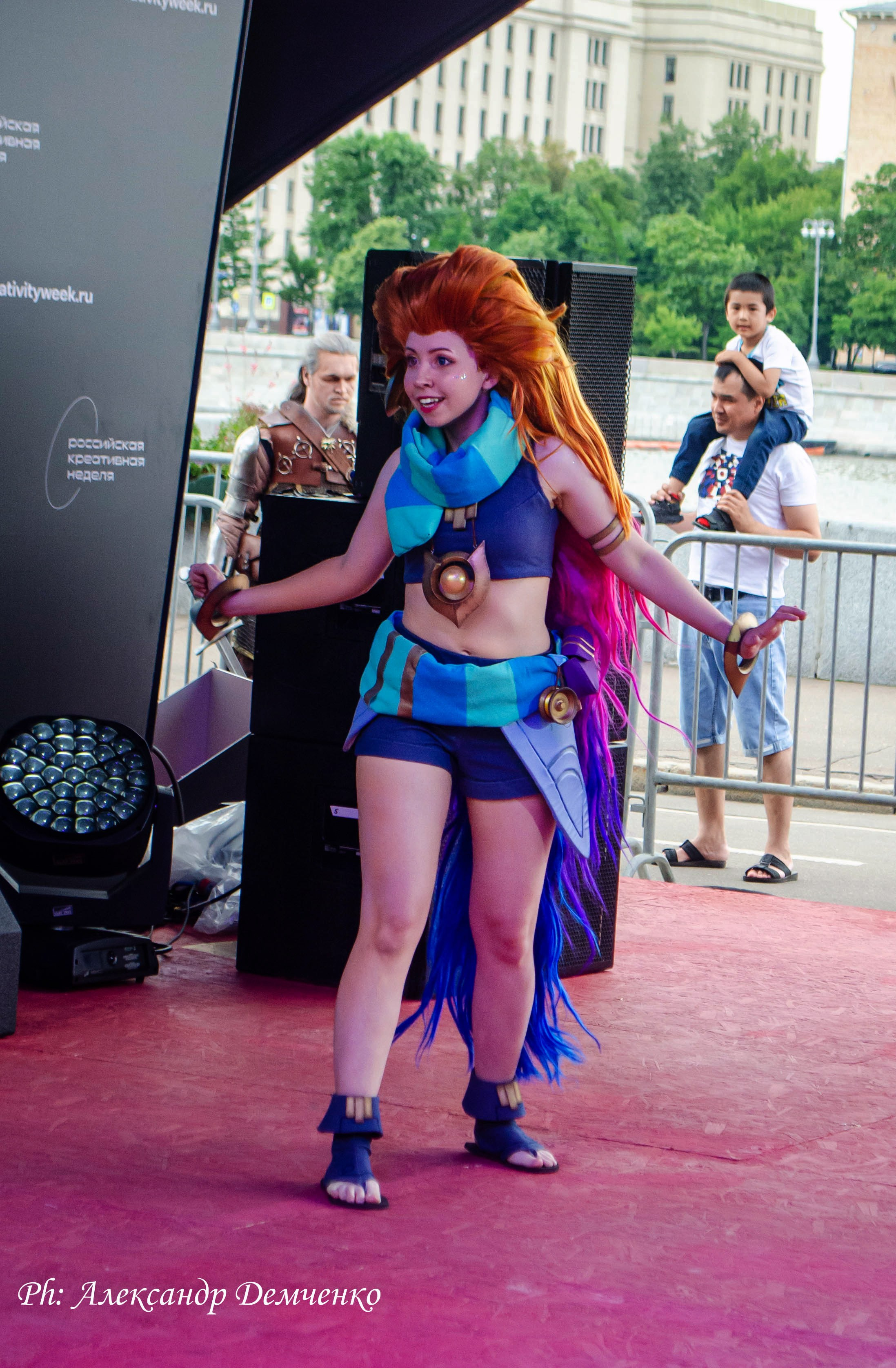 Фотосессия сцены в Москве на разных репортажных мероприятий