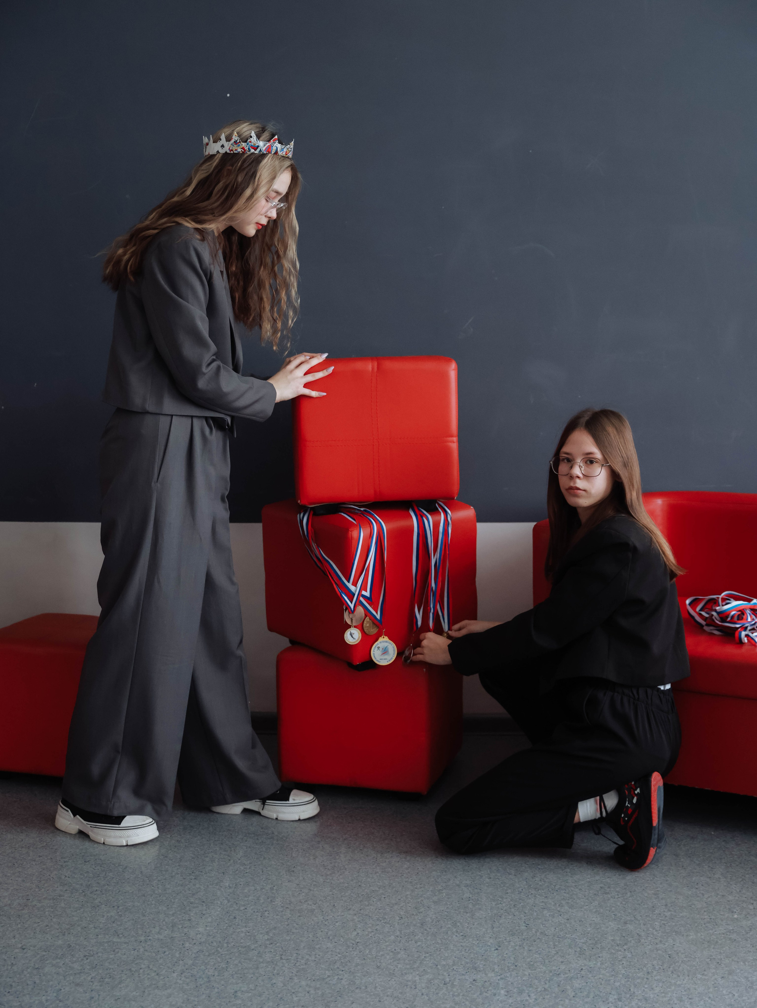 Школьники. Мультифотограф Динара Ахмедзянова