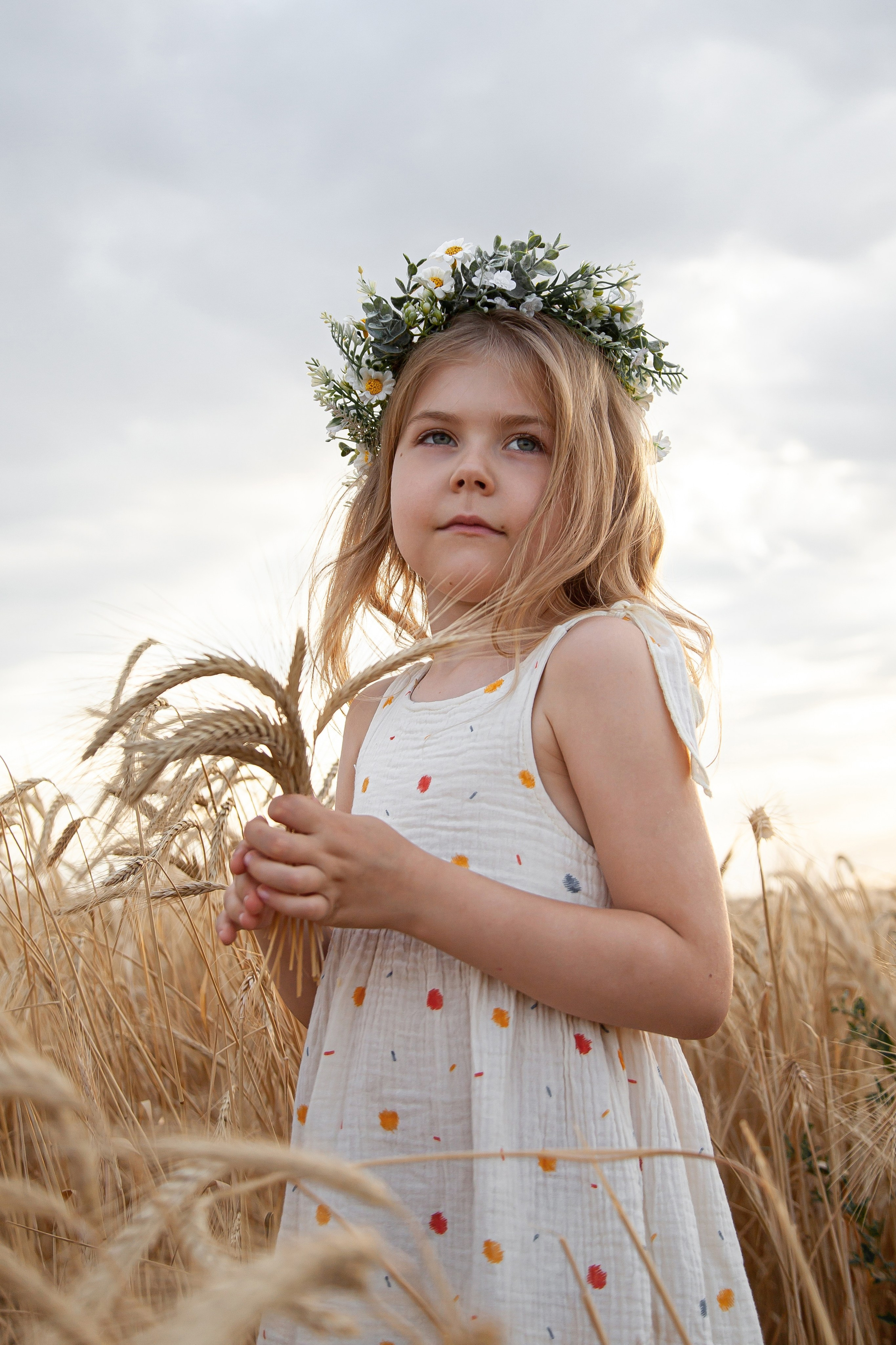 Ксюша в поле. Фотограф в Волгограде Норченко Светлана