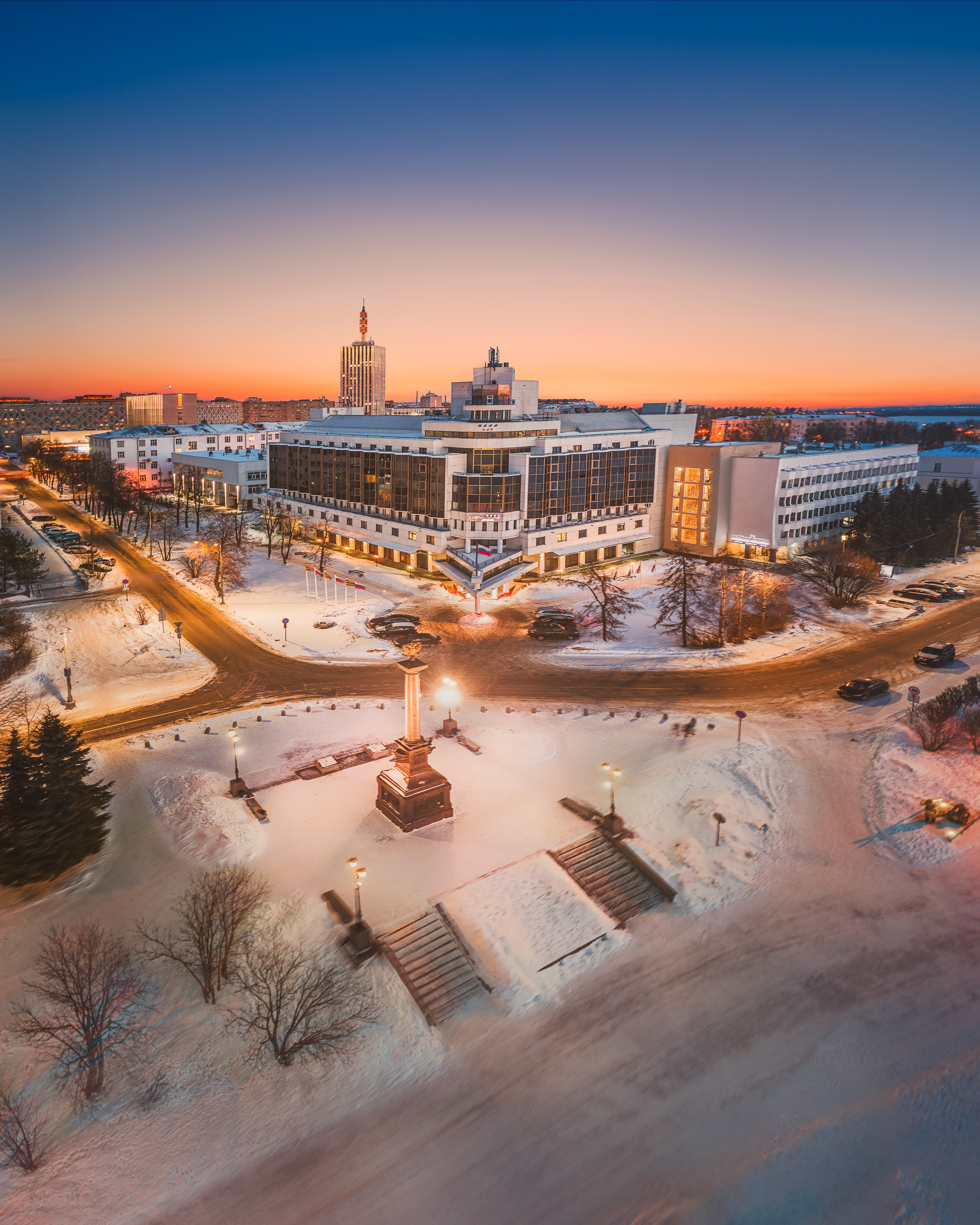 Город. Аэросъемка в Архангельске, Александр Ермолин